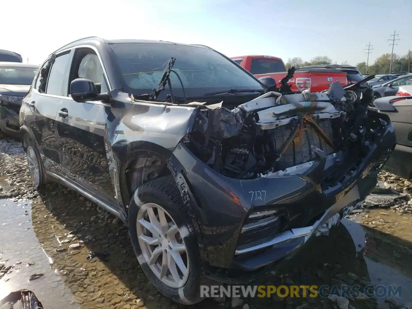 1 Photograph of a damaged car 5UXCR6C52KLK87127 BMW X5 2019