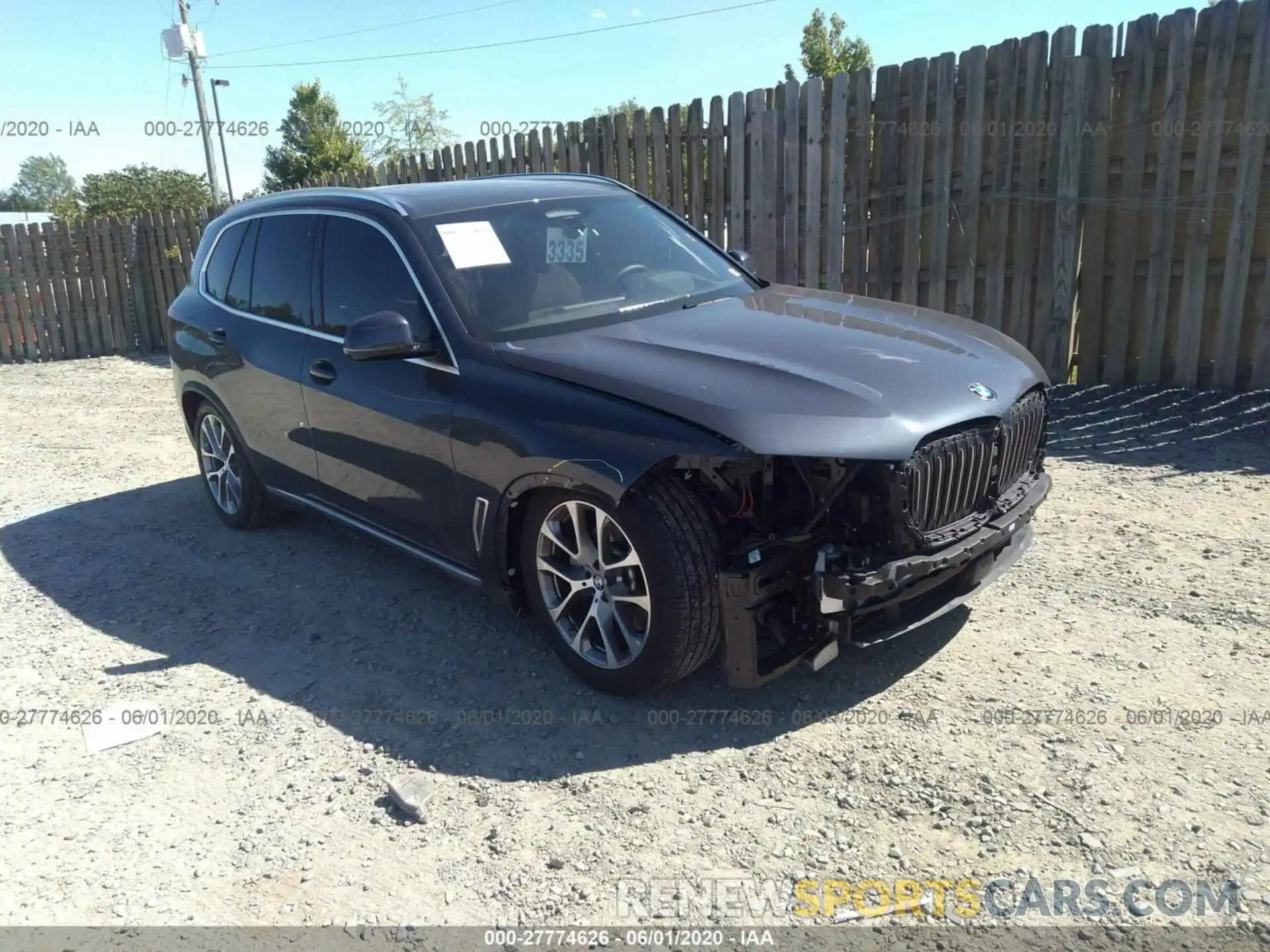 1 Photograph of a damaged car 5UXCR6C52KLL25049 BMW X5 2019