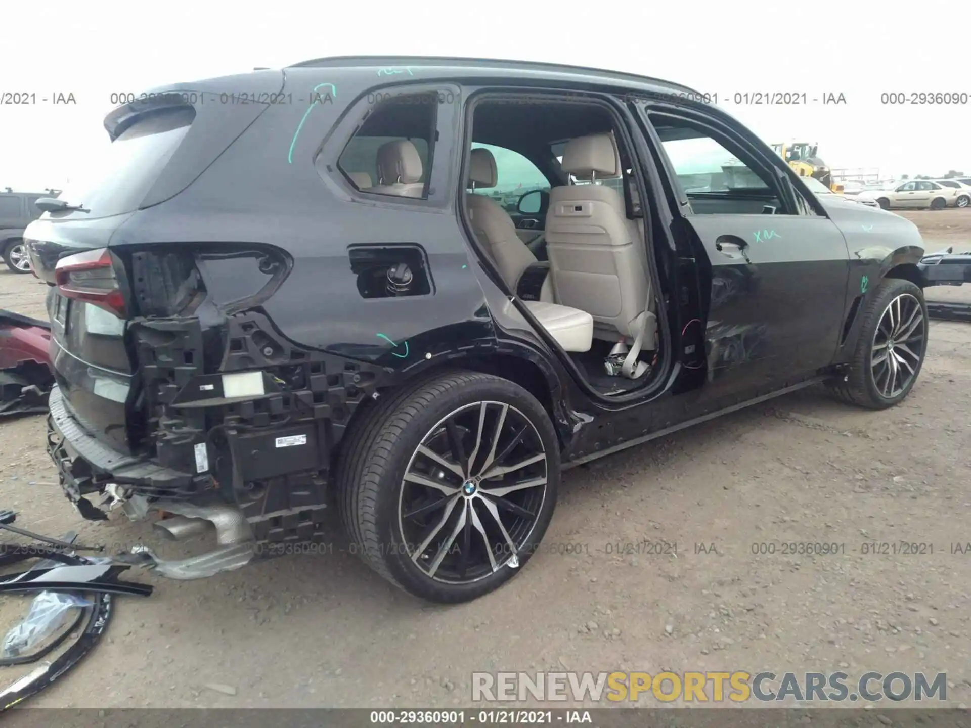 4 Фотография поврежденного автомобиля 5UXCR6C52KLL37413 BMW X5 2019