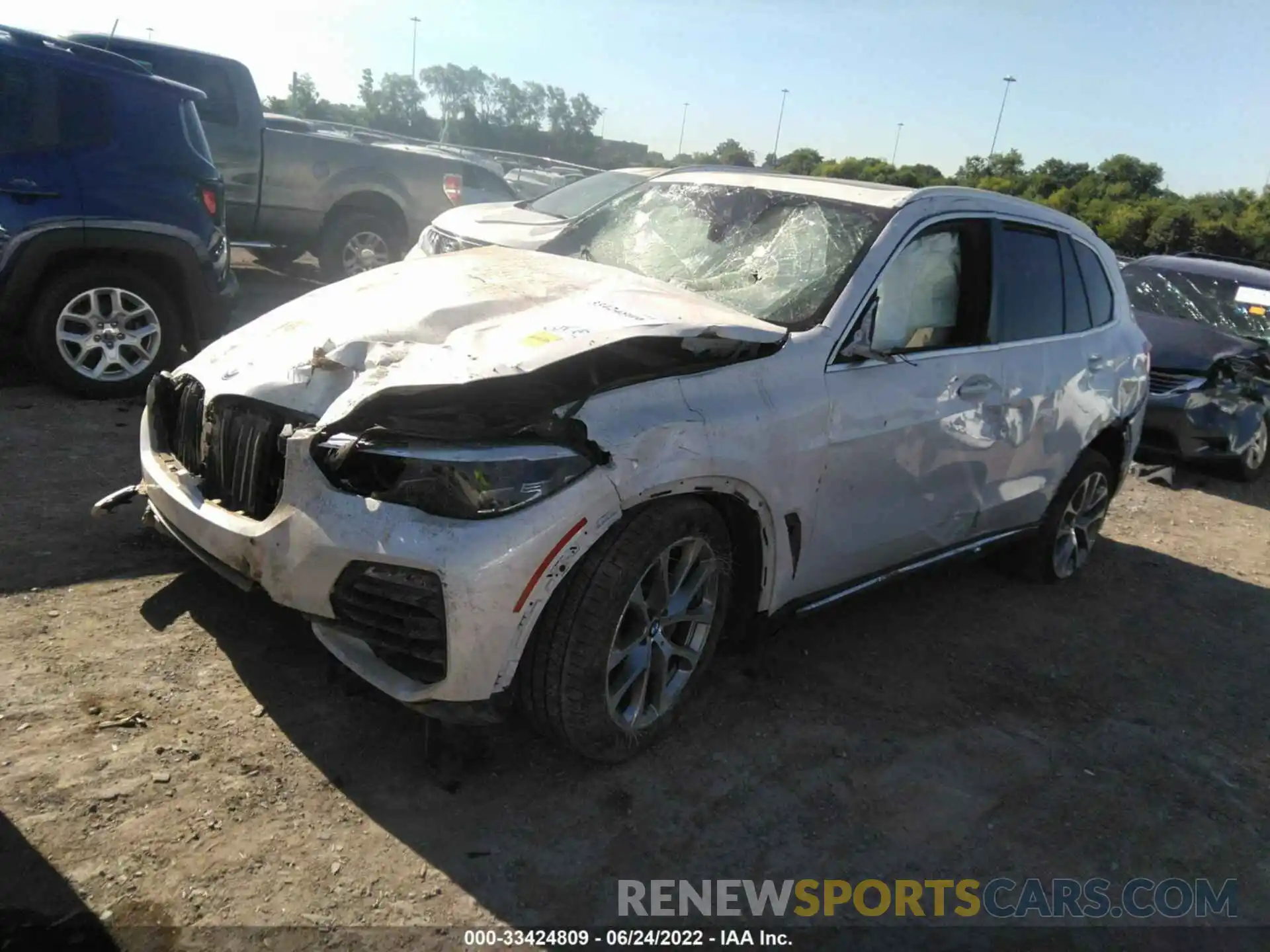 2 Photograph of a damaged car 5UXCR6C52KLL51571 BMW X5 2019