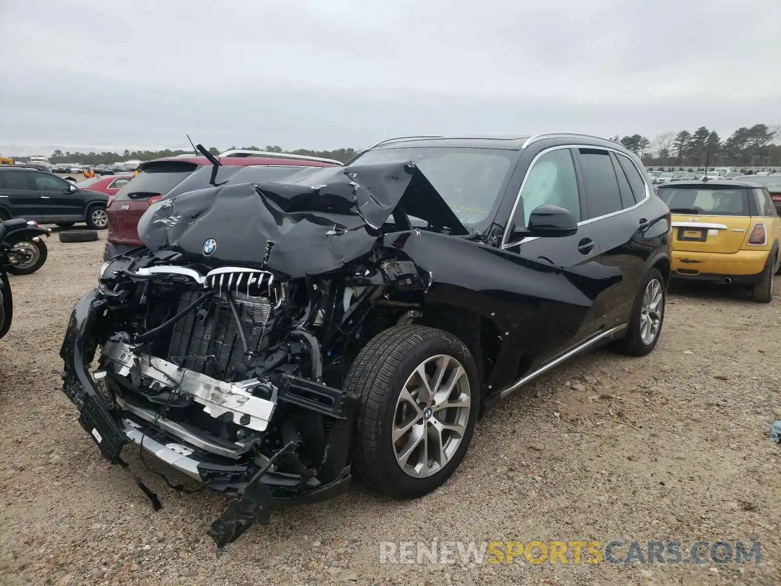 2 Photograph of a damaged car 5UXCR6C52KLL65065 BMW X5 2019