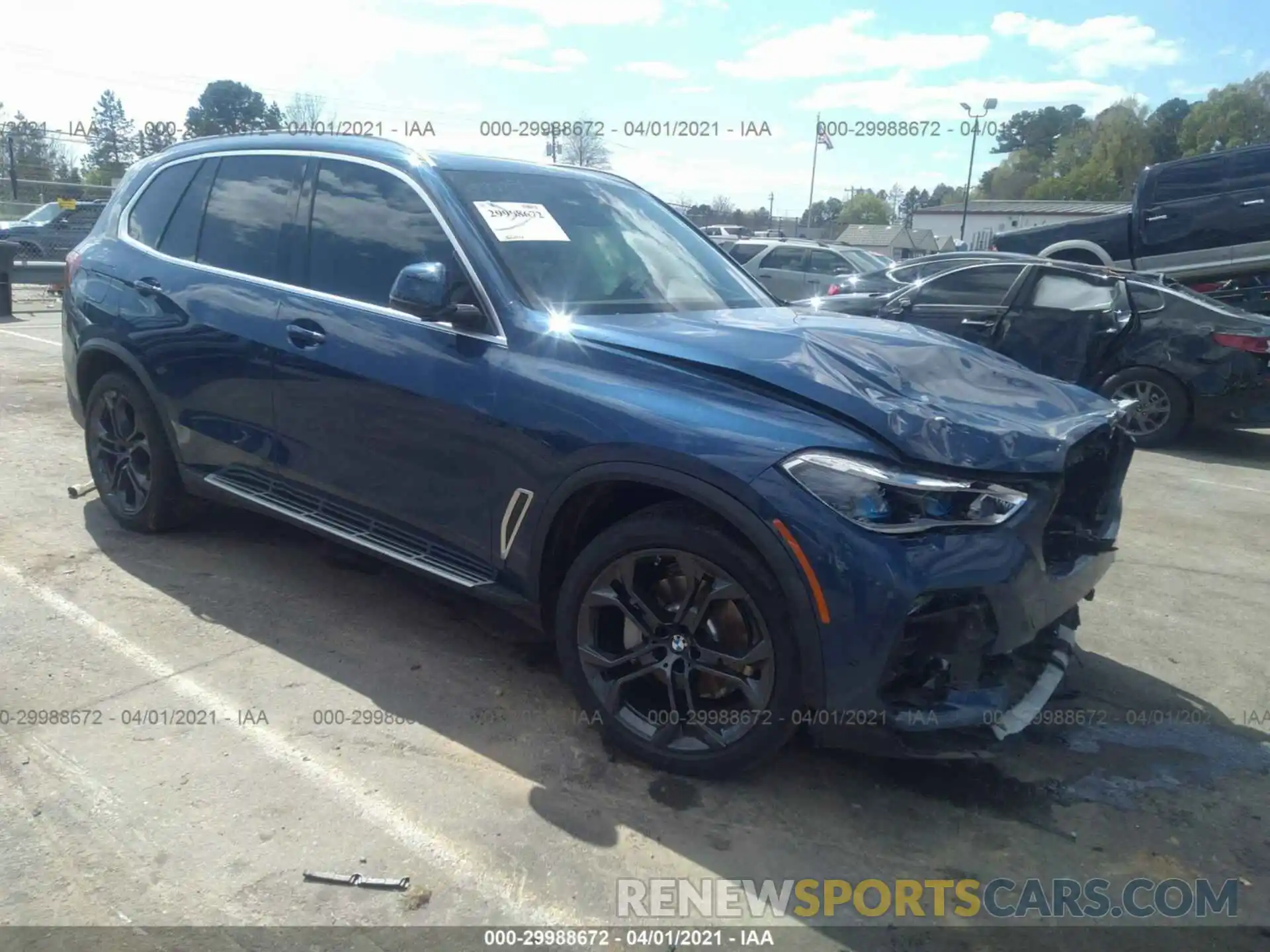 1 Photograph of a damaged car 5UXCR6C53KLK87492 BMW X5 2019