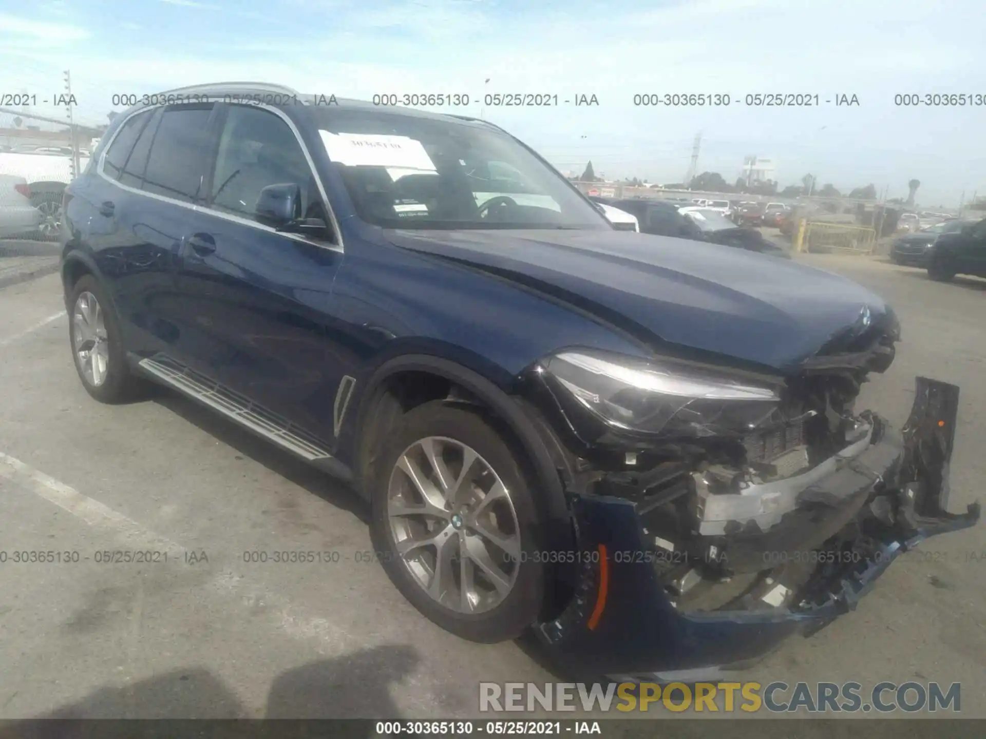 1 Photograph of a damaged car 5UXCR6C54KLK80017 BMW X5 2019