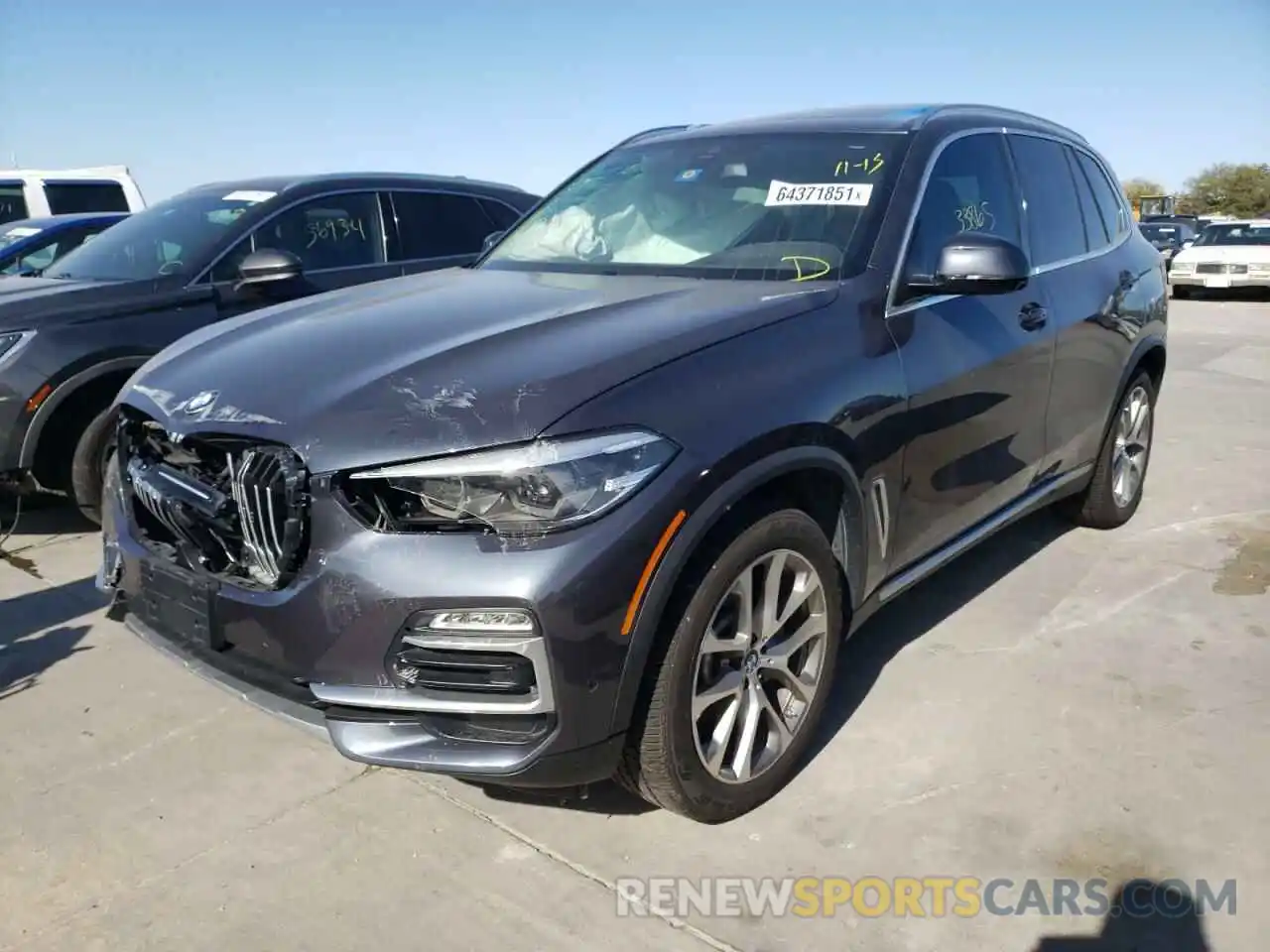 2 Photograph of a damaged car 5UXCR6C54KLK81801 BMW X5 2019