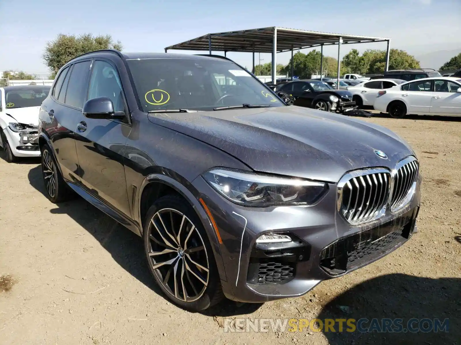 1 Photograph of a damaged car 5UXCR6C54KLK82429 BMW X5 2019