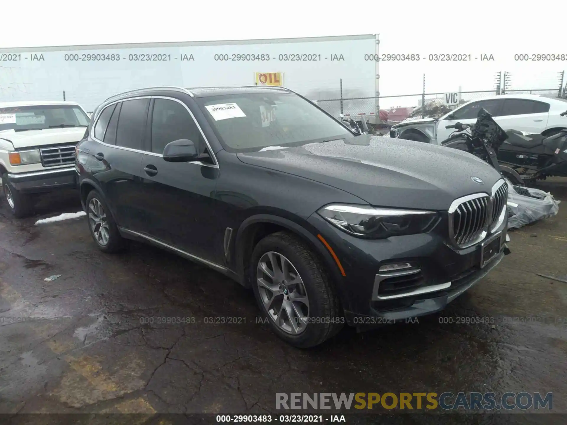 1 Photograph of a damaged car 5UXCR6C54KLL01867 BMW X5 2019