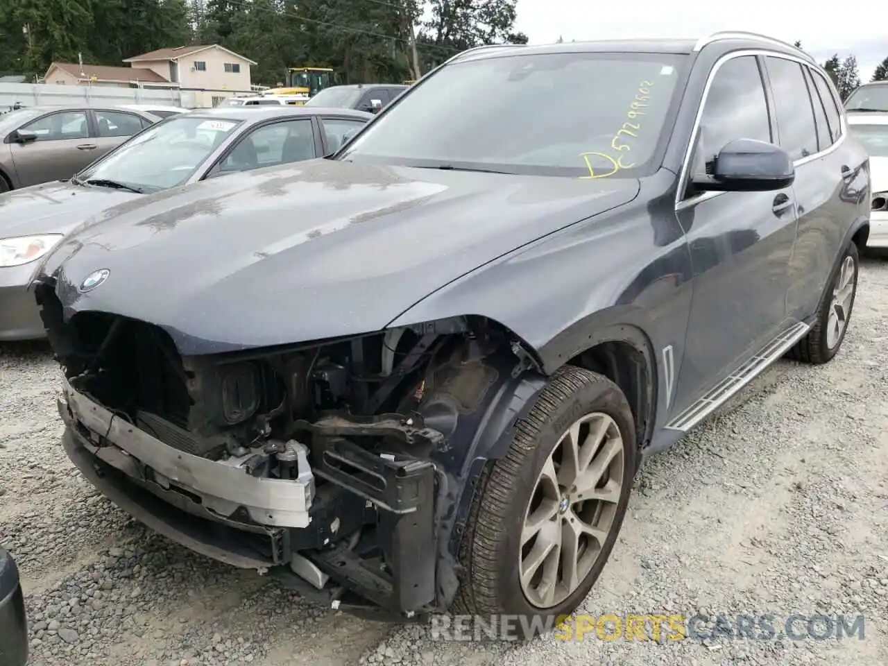 2 Photograph of a damaged car 5UXCR6C54KLL01898 BMW X5 2019