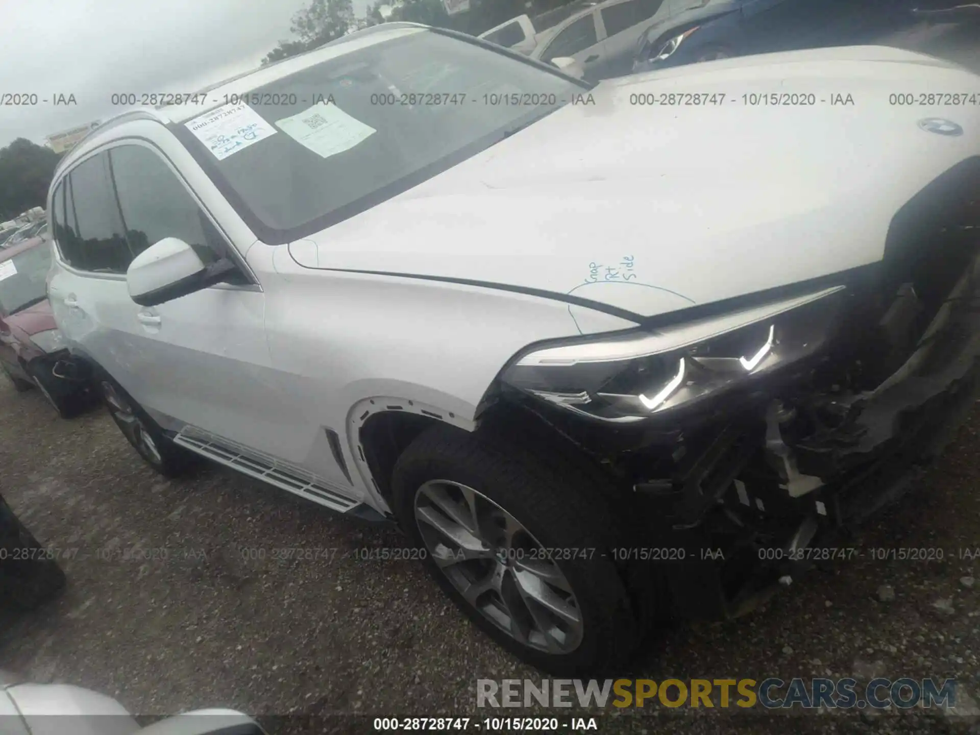 1 Photograph of a damaged car 5UXCR6C54KLL21388 BMW X5 2019