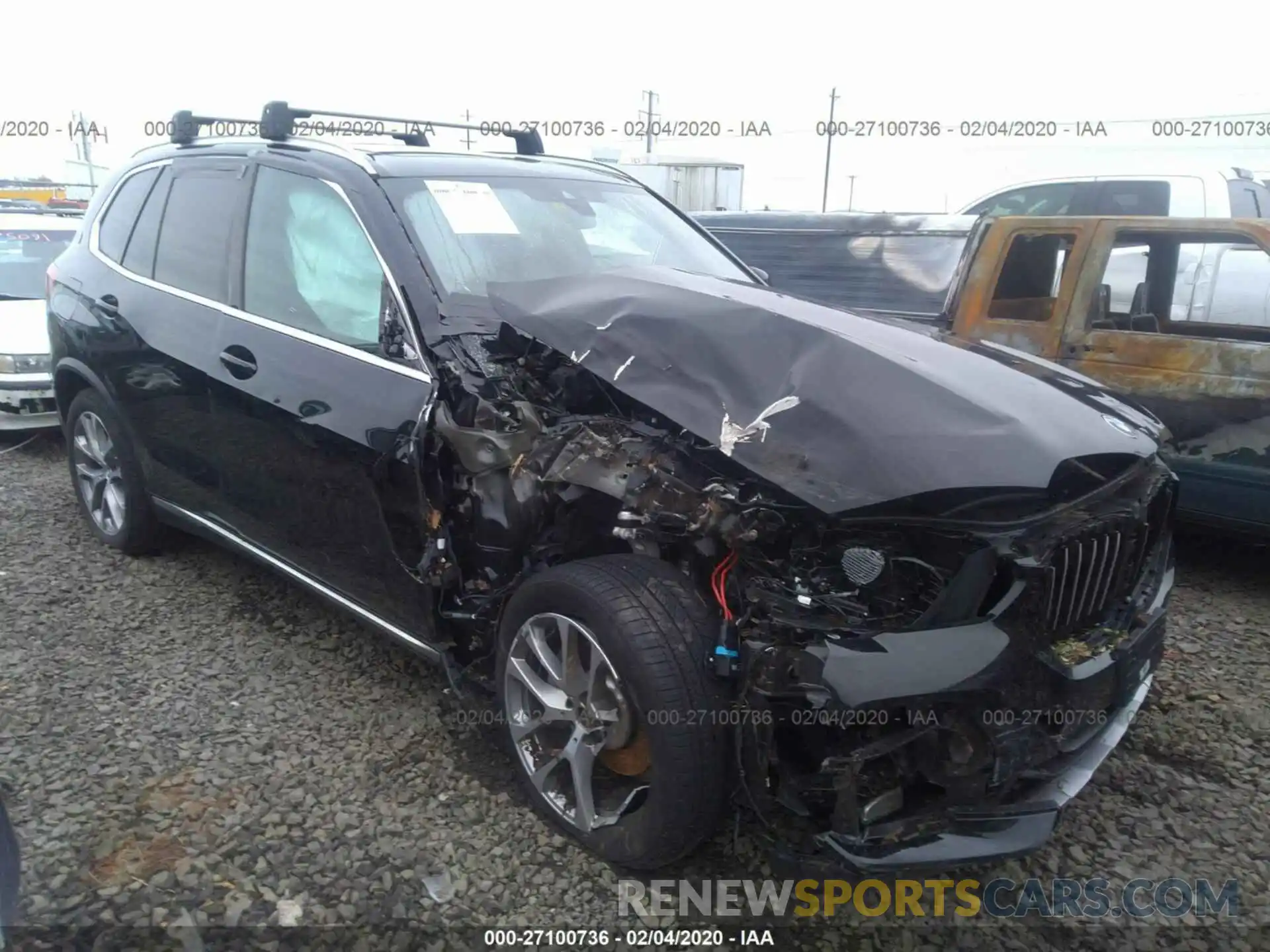 1 Photograph of a damaged car 5UXCR6C54KLL38045 BMW X5 2019