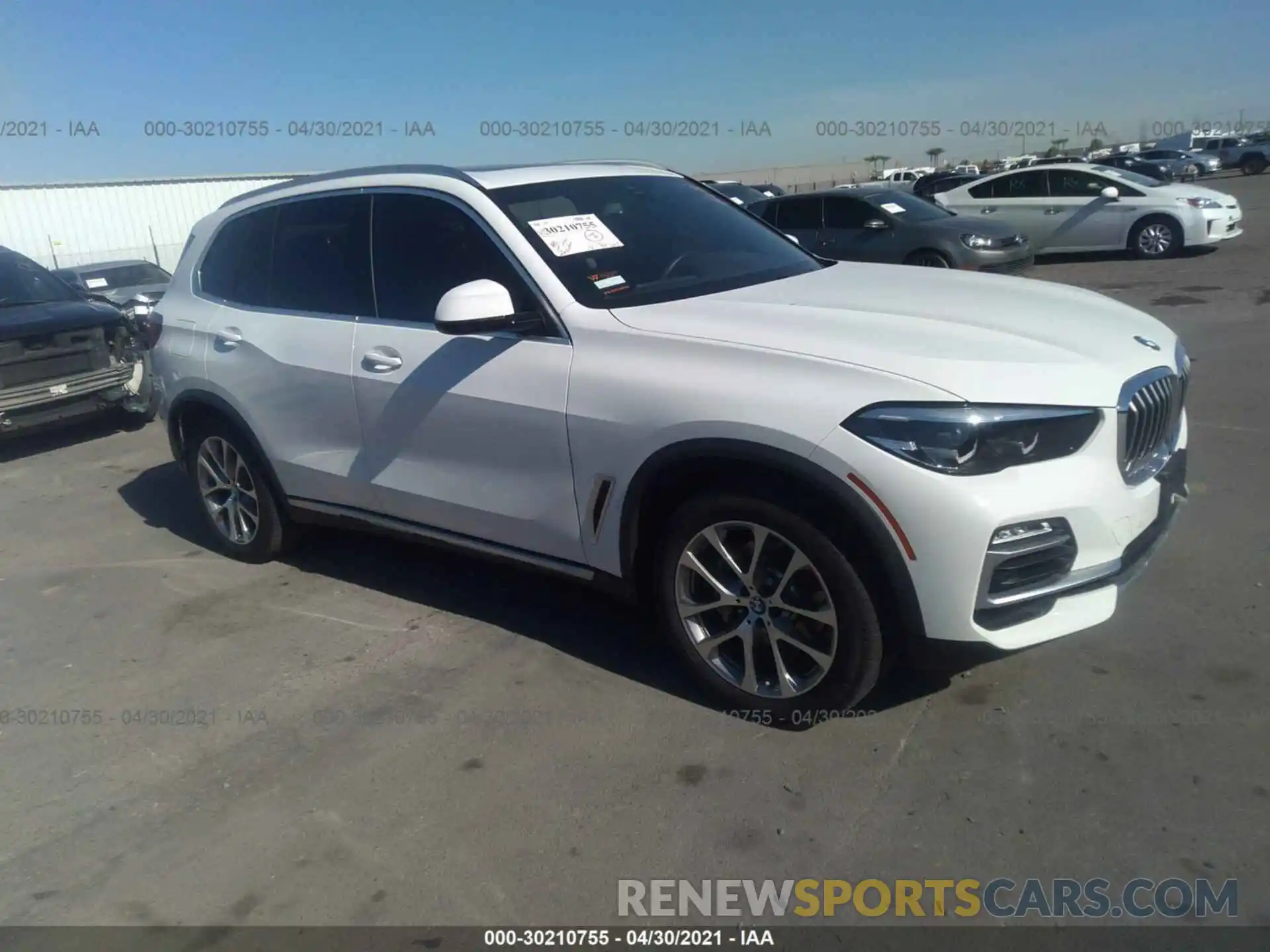 1 Photograph of a damaged car 5UXCR6C54KLL51149 BMW X5 2019