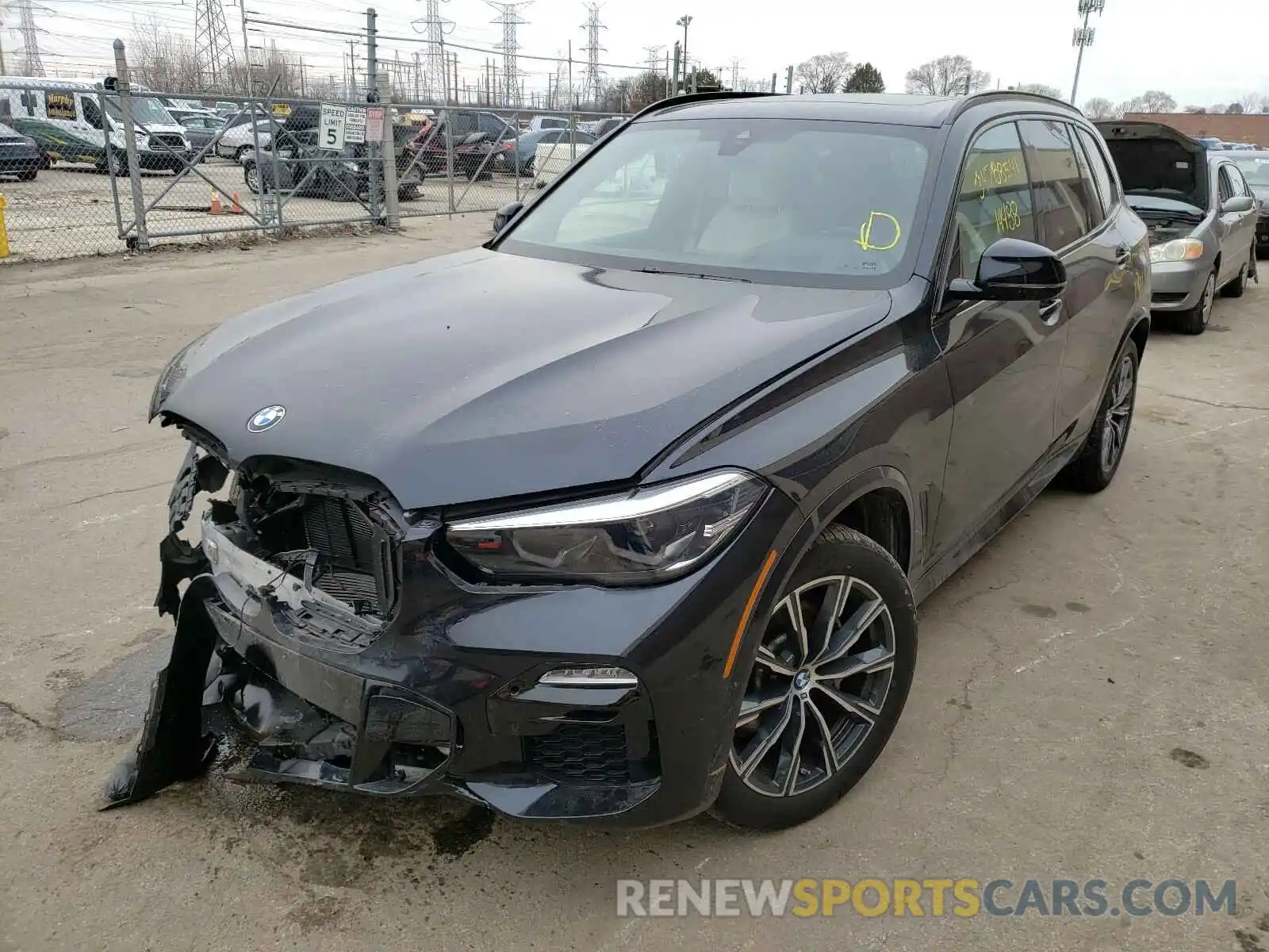 2 Photograph of a damaged car 5UXCR6C54KLL63639 BMW X5 2019