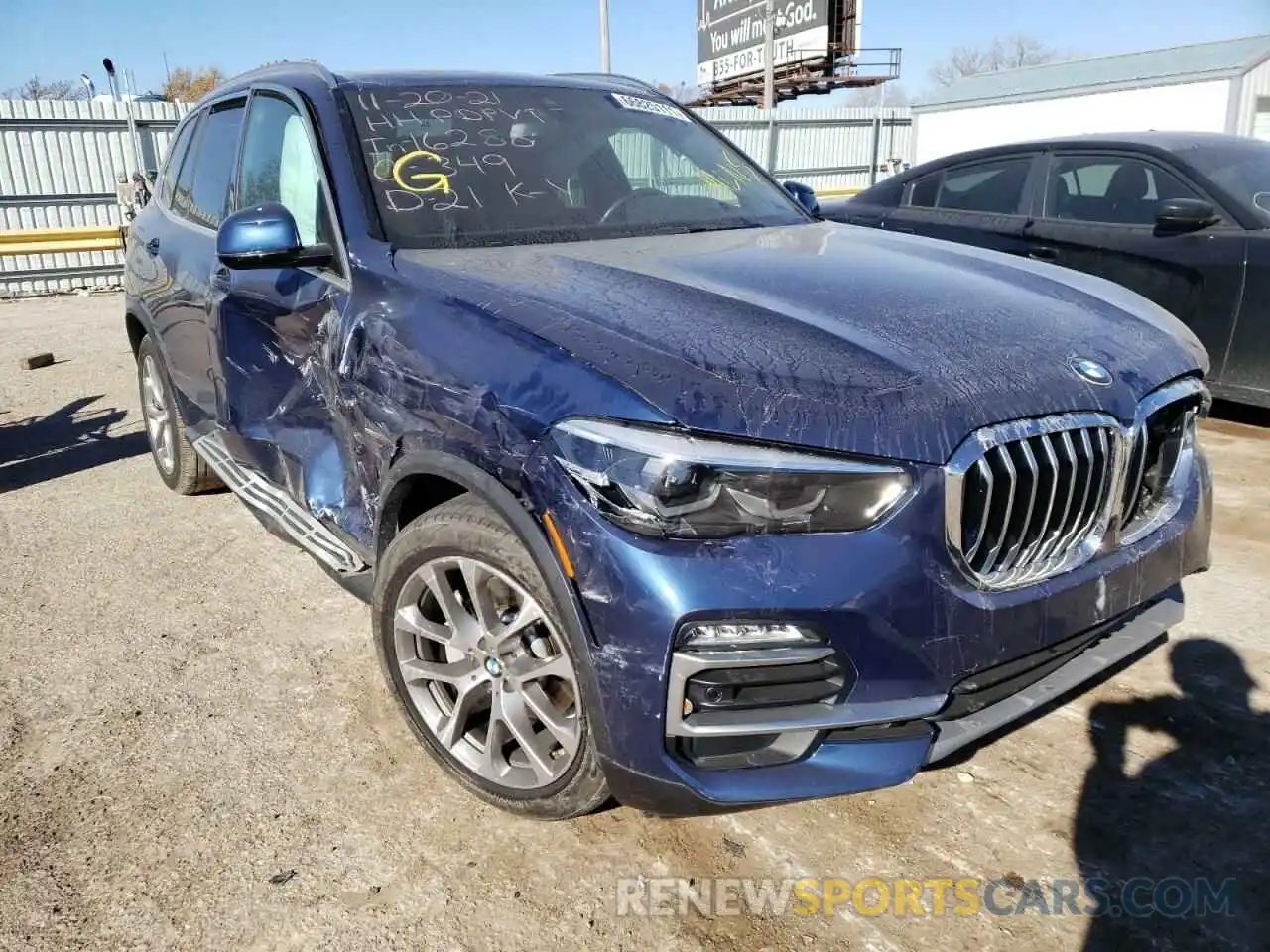 1 Photograph of a damaged car 5UXCR6C55KLK80737 BMW X5 2019