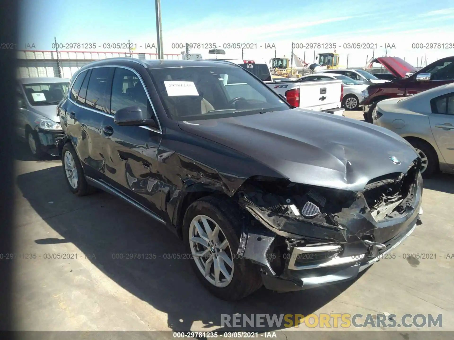 1 Photograph of a damaged car 5UXCR6C55KLK83041 BMW X5 2019