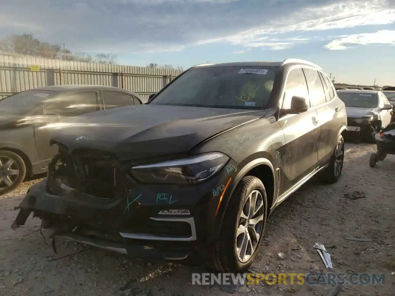 2 Photograph of a damaged car 5UXCR6C55KLL11128 BMW X5 2019