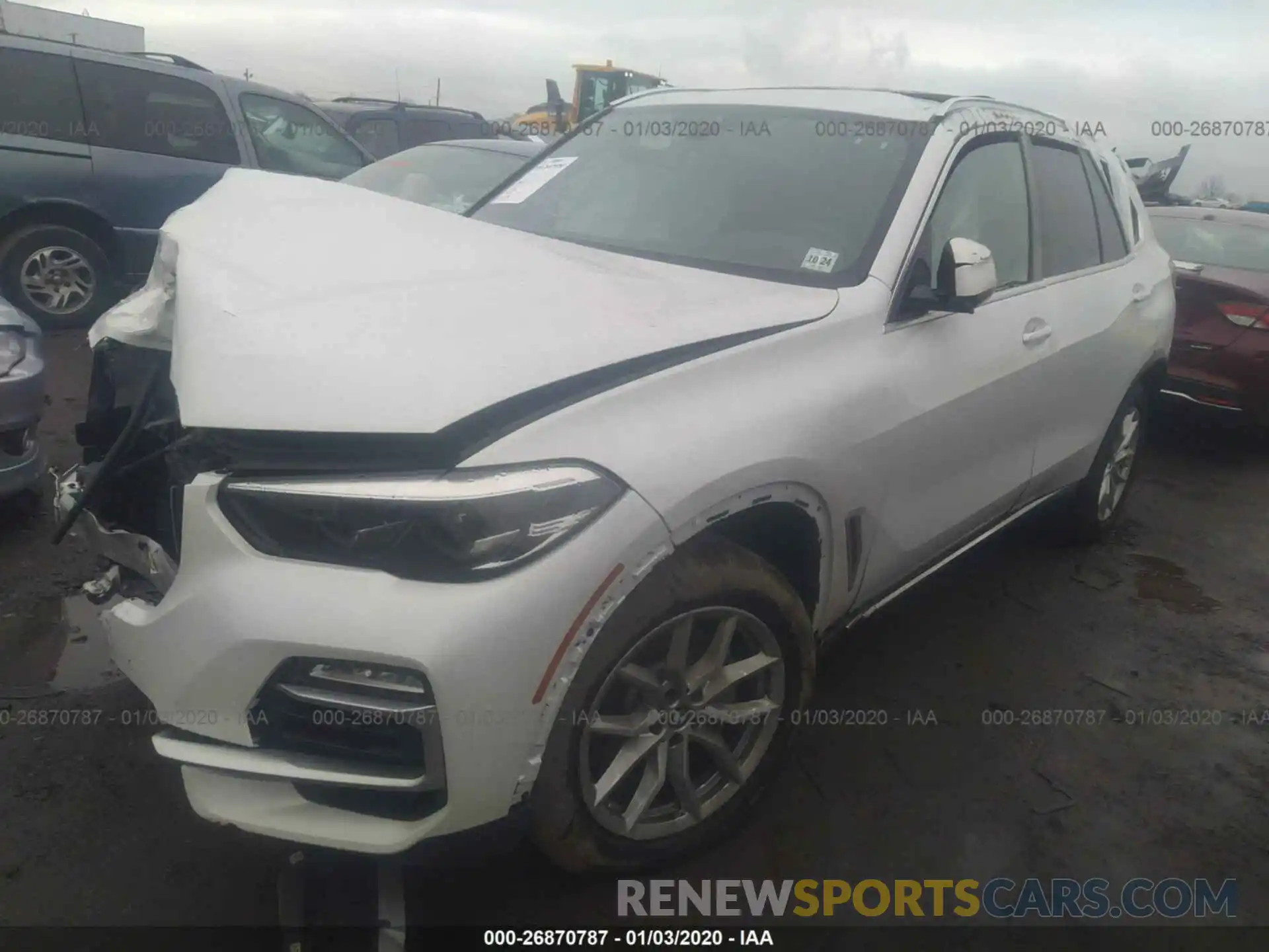 2 Photograph of a damaged car 5UXCR6C55KLL51810 BMW X5 2019