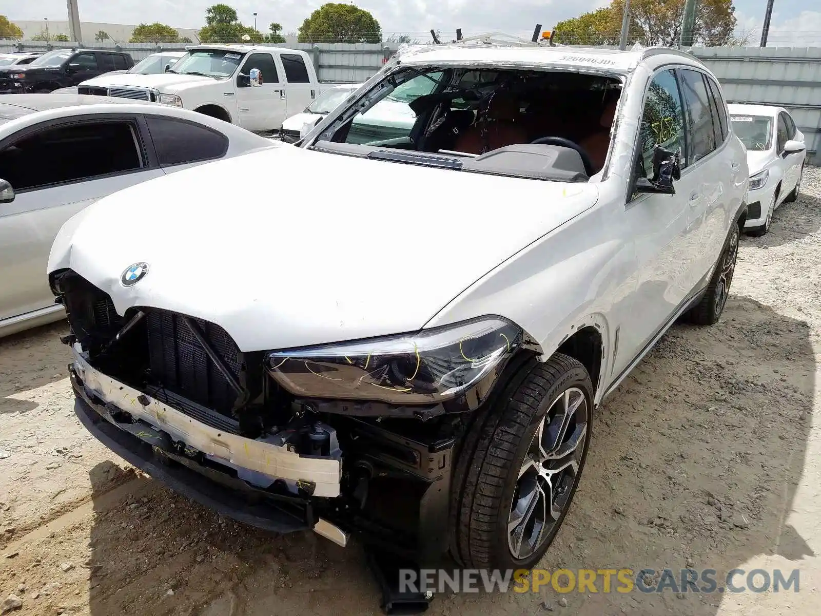 2 Photograph of a damaged car 5UXCR6C55KLL63682 BMW X5 2019