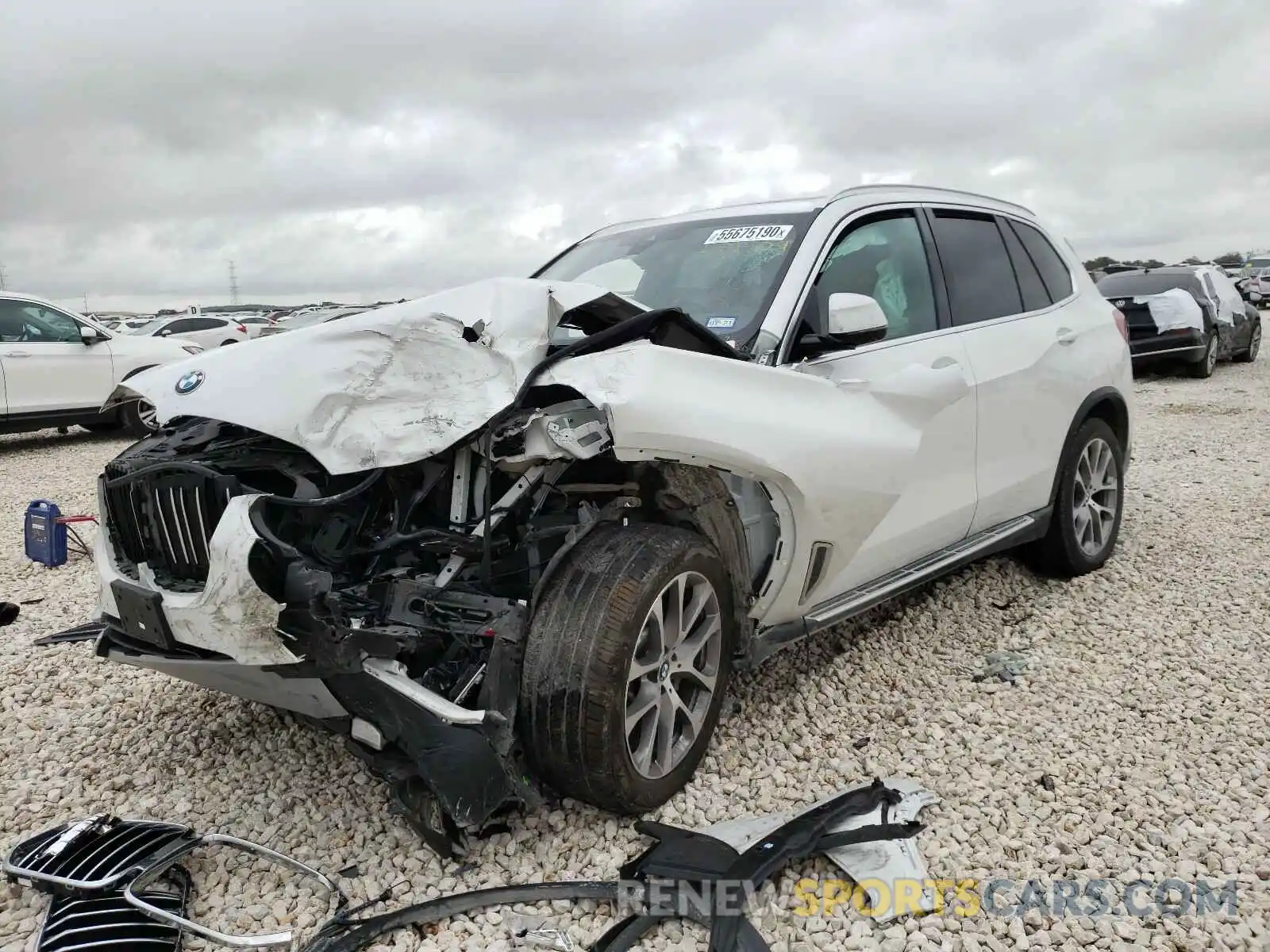 2 Photograph of a damaged car 5UXCR6C56KLK84229 BMW X5 2019