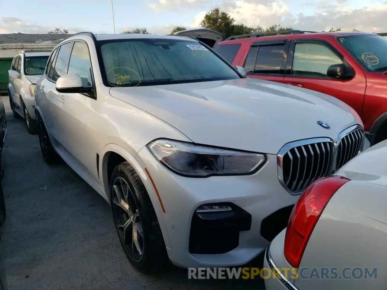 1 Photograph of a damaged car 5UXCR6C56KLK89804 BMW X5 2019