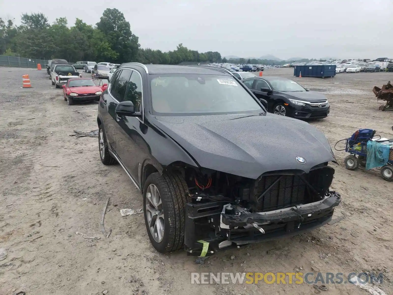 1 Photograph of a damaged car 5UXCR6C56KLL01921 BMW X5 2019