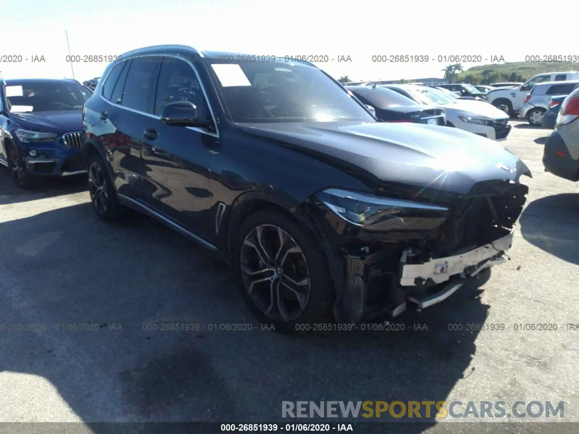 1 Photograph of a damaged car 5UXCR6C56KLL10120 BMW X5 2019