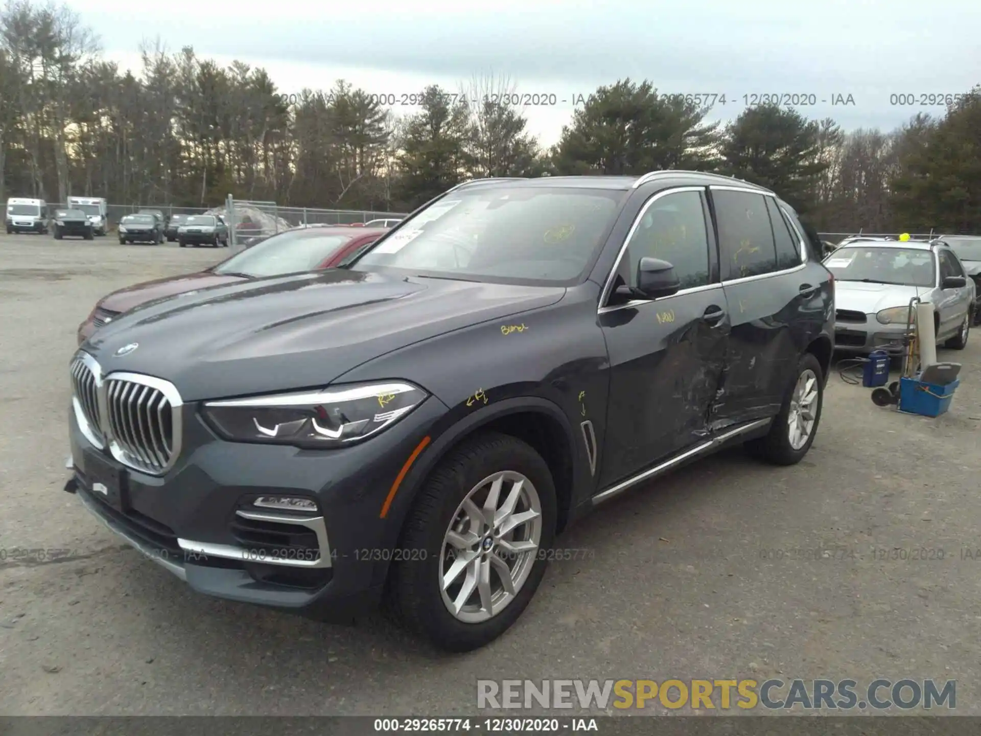 2 Photograph of a damaged car 5UXCR6C56KLL38693 BMW X5 2019