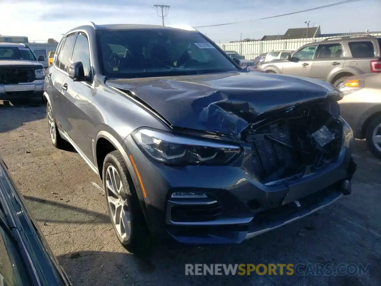 1 Photograph of a damaged car 5UXCR6C56KLL52156 BMW X5 2019