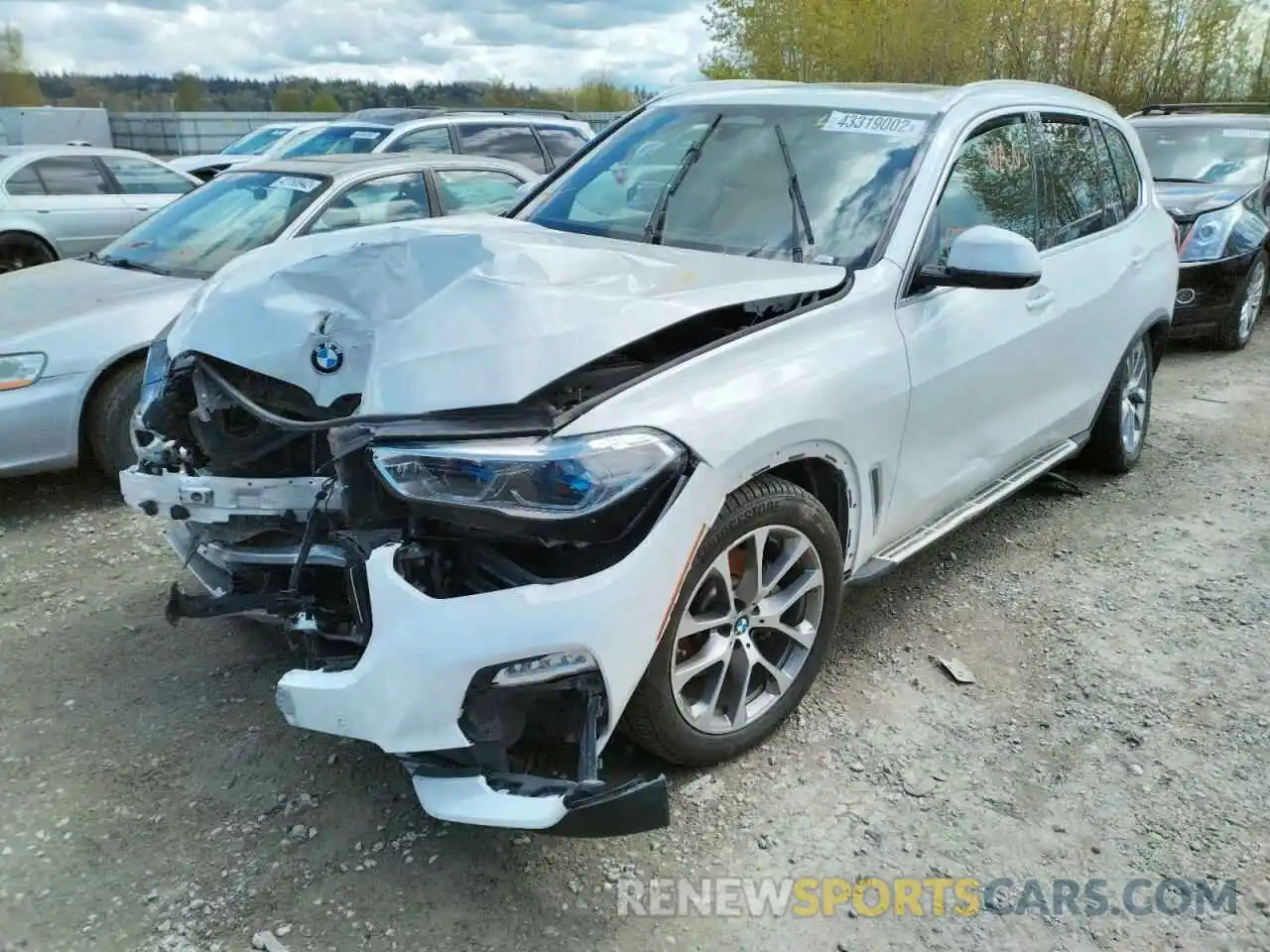 2 Photograph of a damaged car 5UXCR6C57KLB12276 BMW X5 2019