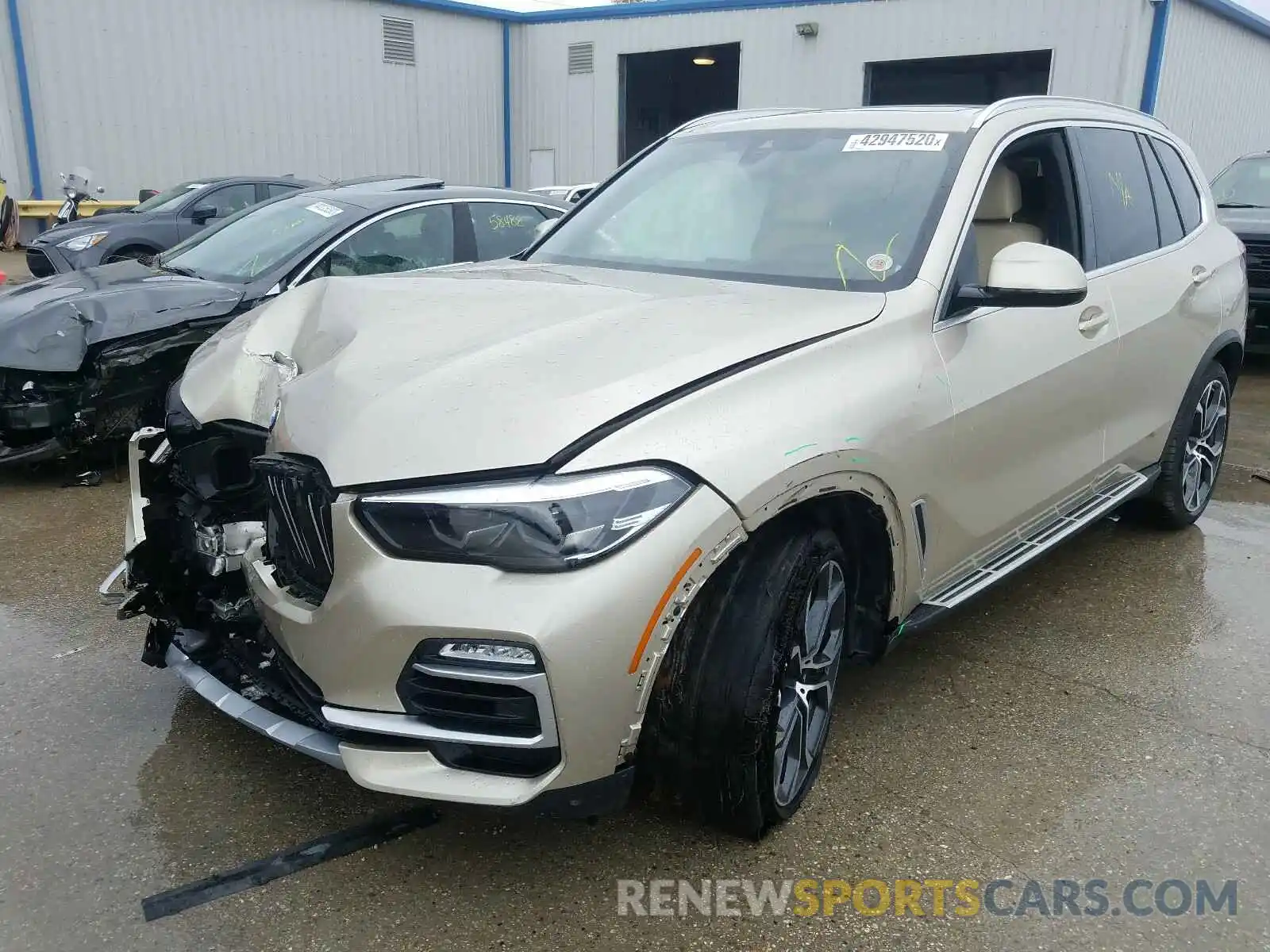 2 Photograph of a damaged car 5UXCR6C57KLL12233 BMW X5 2019