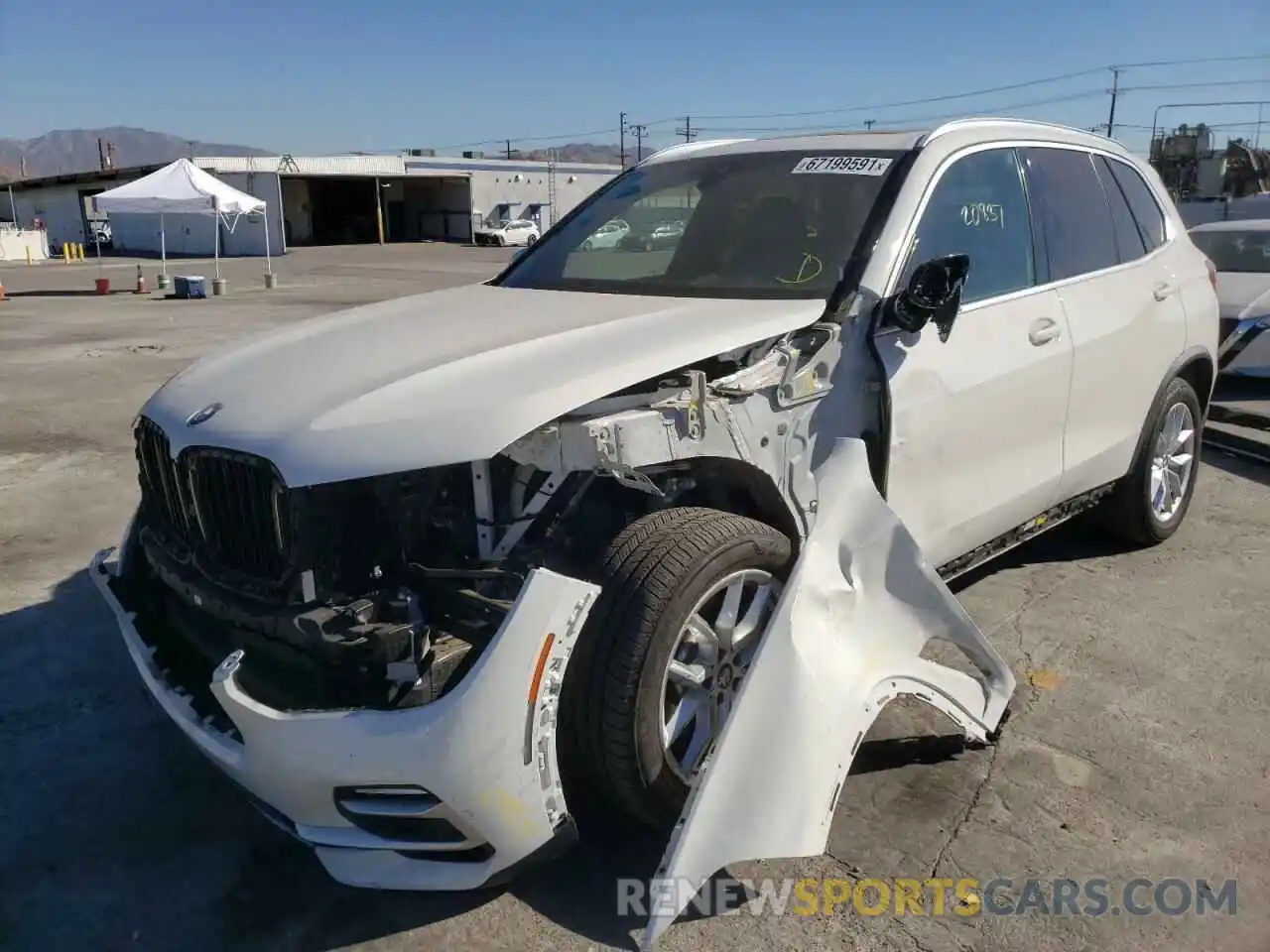 2 Photograph of a damaged car 5UXCR6C57KLL22115 BMW X5 2019