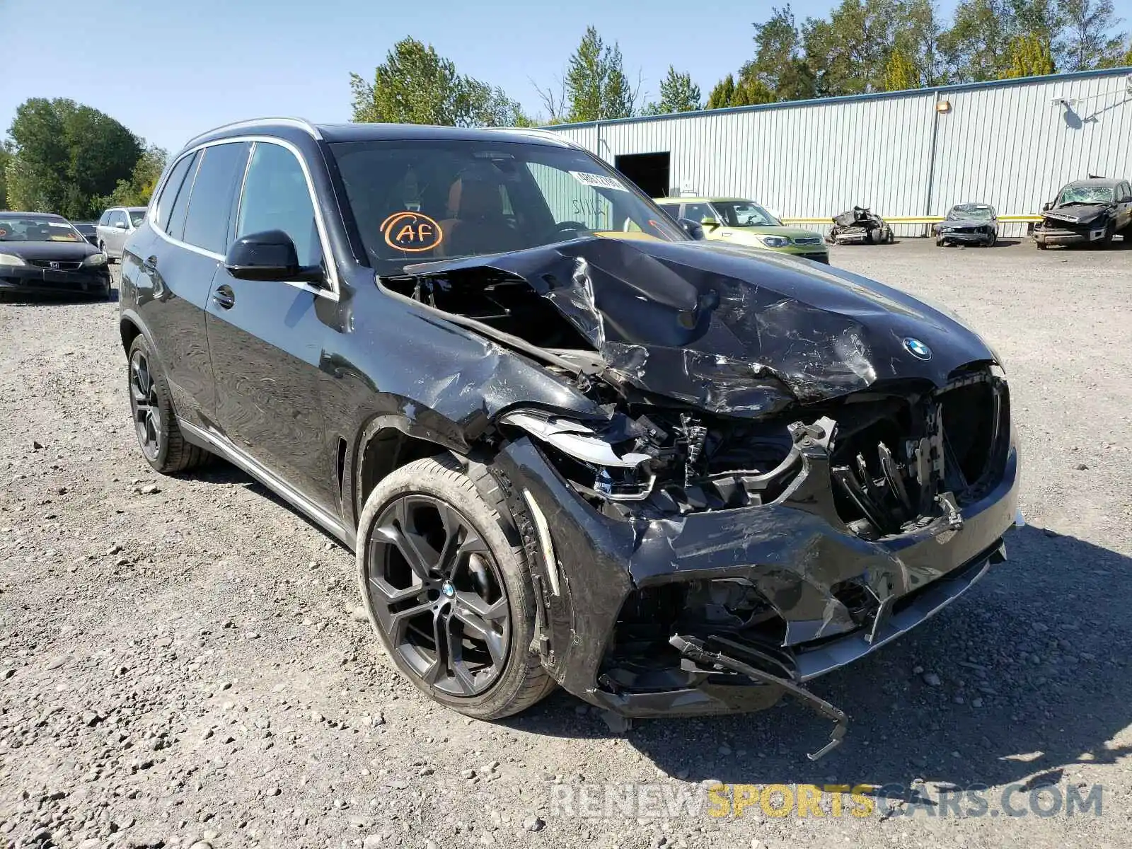 1 Photograph of a damaged car 5UXCR6C57KLL39044 BMW X5 2019