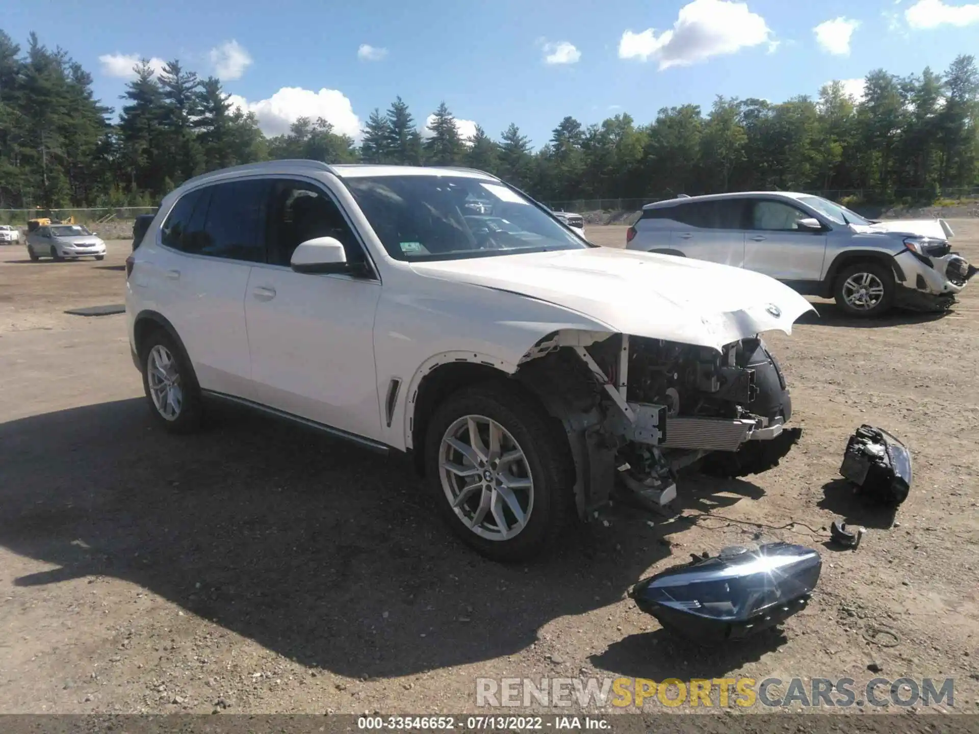 1 Photograph of a damaged car 5UXCR6C57KLL52165 BMW X5 2019