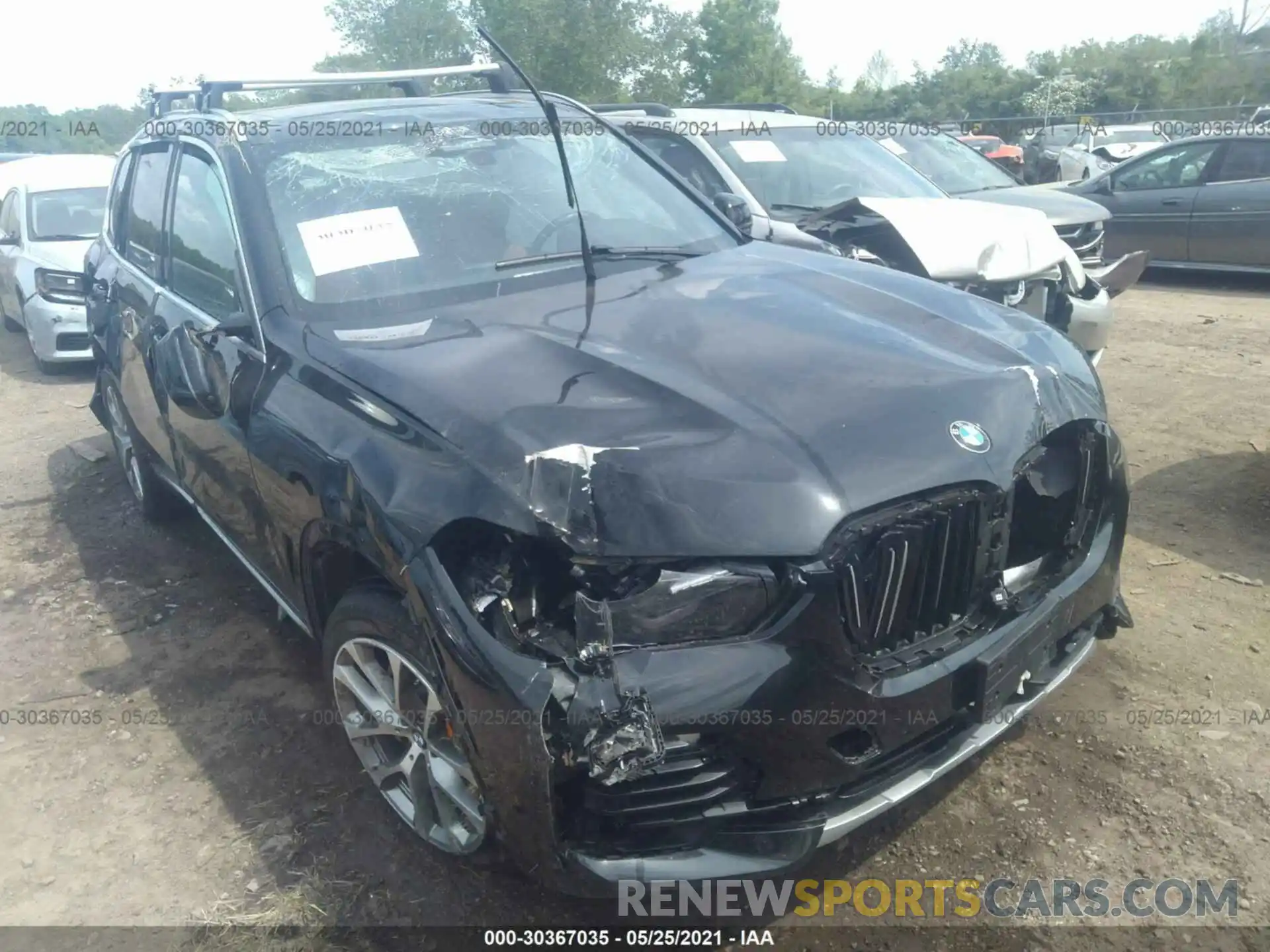 1 Photograph of a damaged car 5UXCR6C57KLL61352 BMW X5 2019