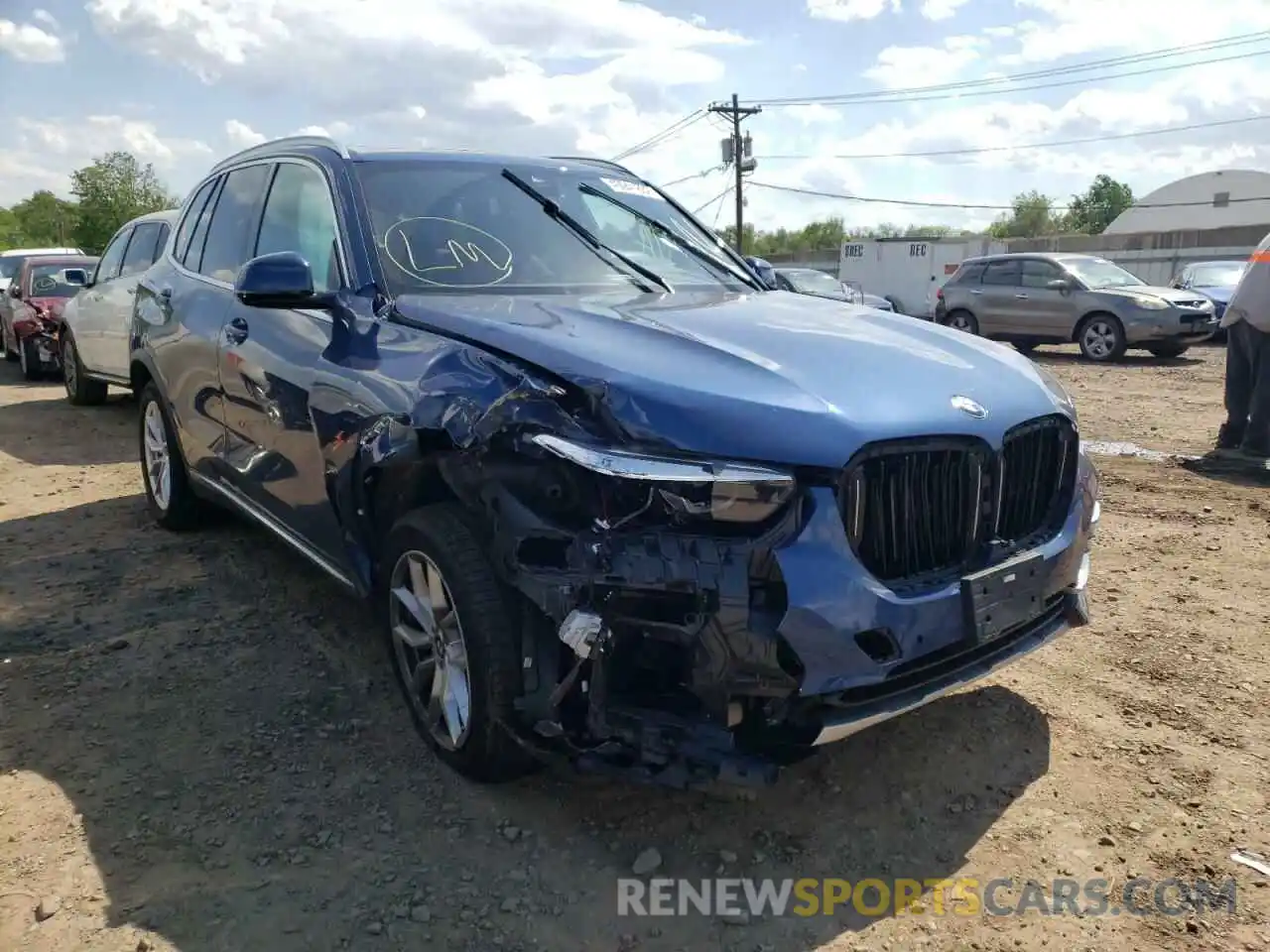 1 Photograph of a damaged car 5UXCR6C58KLK83387 BMW X5 2019