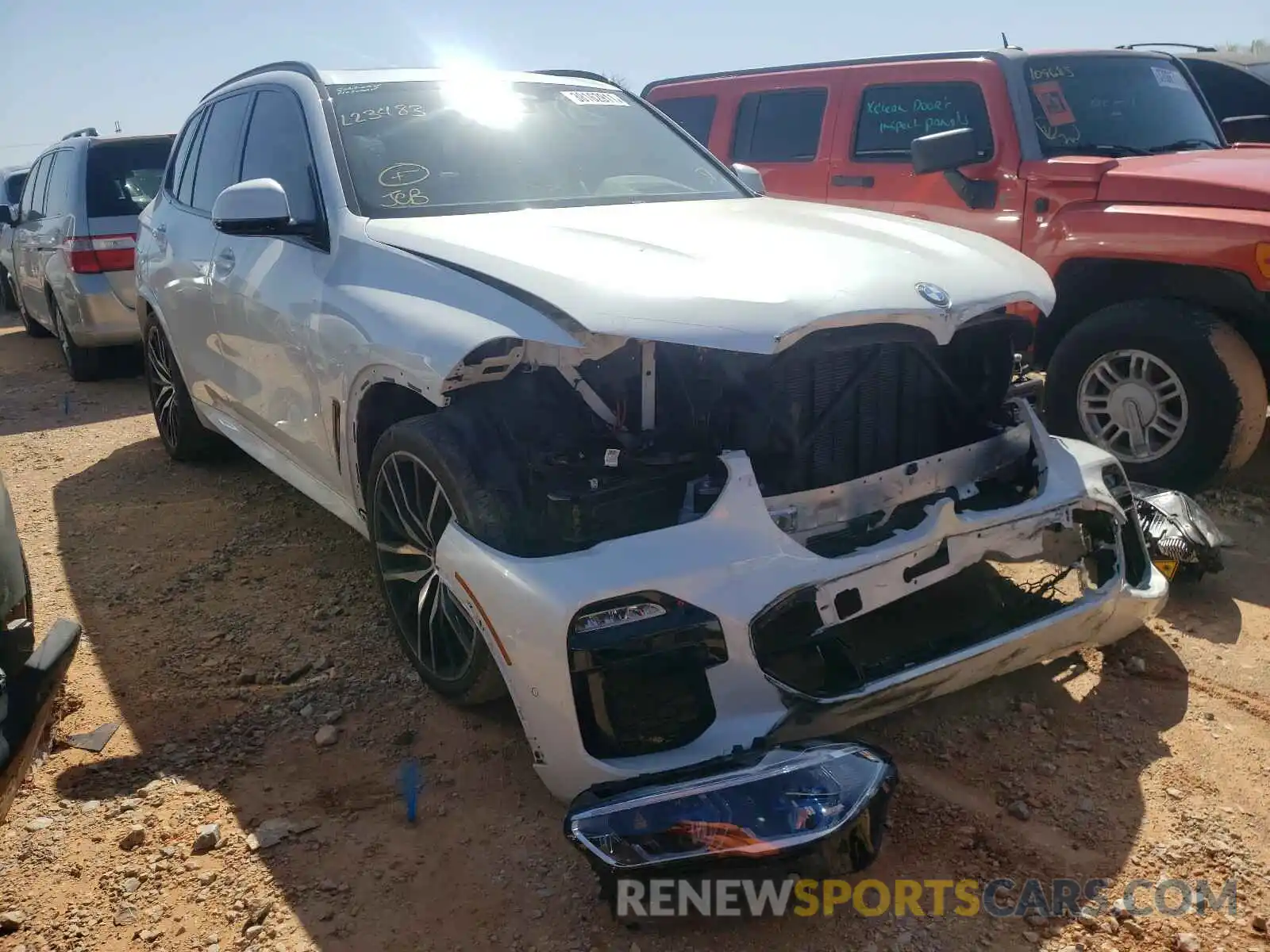 1 Photograph of a damaged car 5UXCR6C58KLL23483 BMW X5 2019