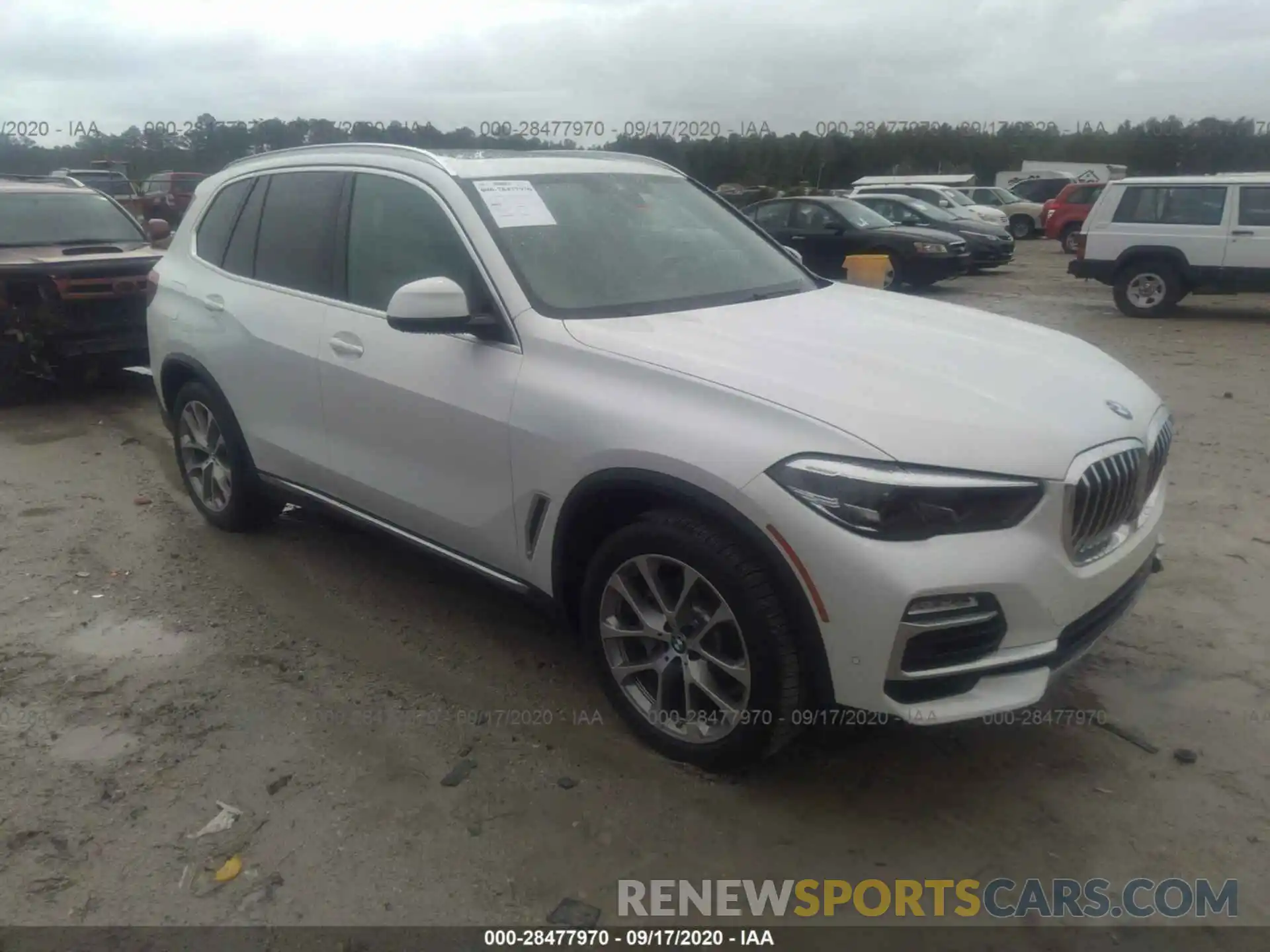 1 Photograph of a damaged car 5UXCR6C58KLL61909 BMW X5 2019