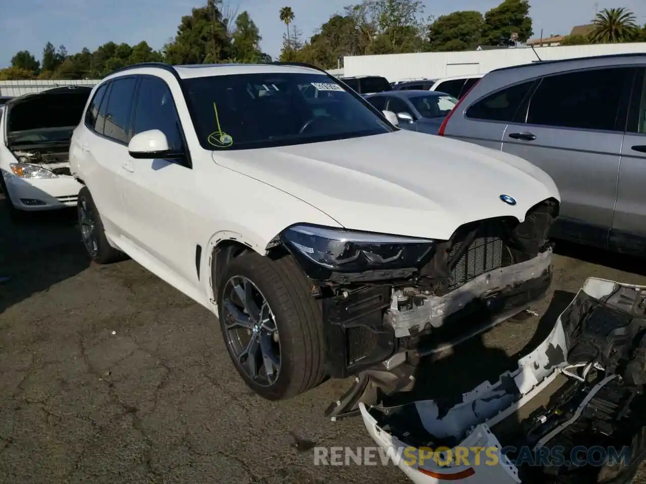 1 Photograph of a damaged car 5UXCR6C59KLL39627 BMW X5 2019