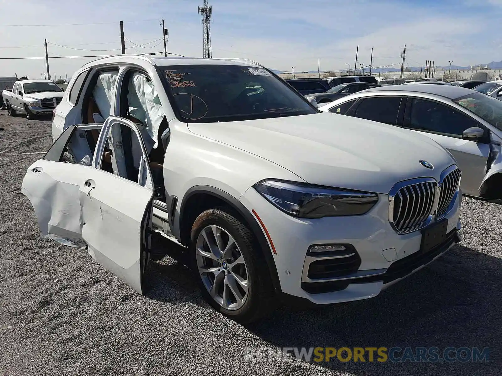 1 Photograph of a damaged car 5UXCR6C59KLL52541 BMW X5 2019