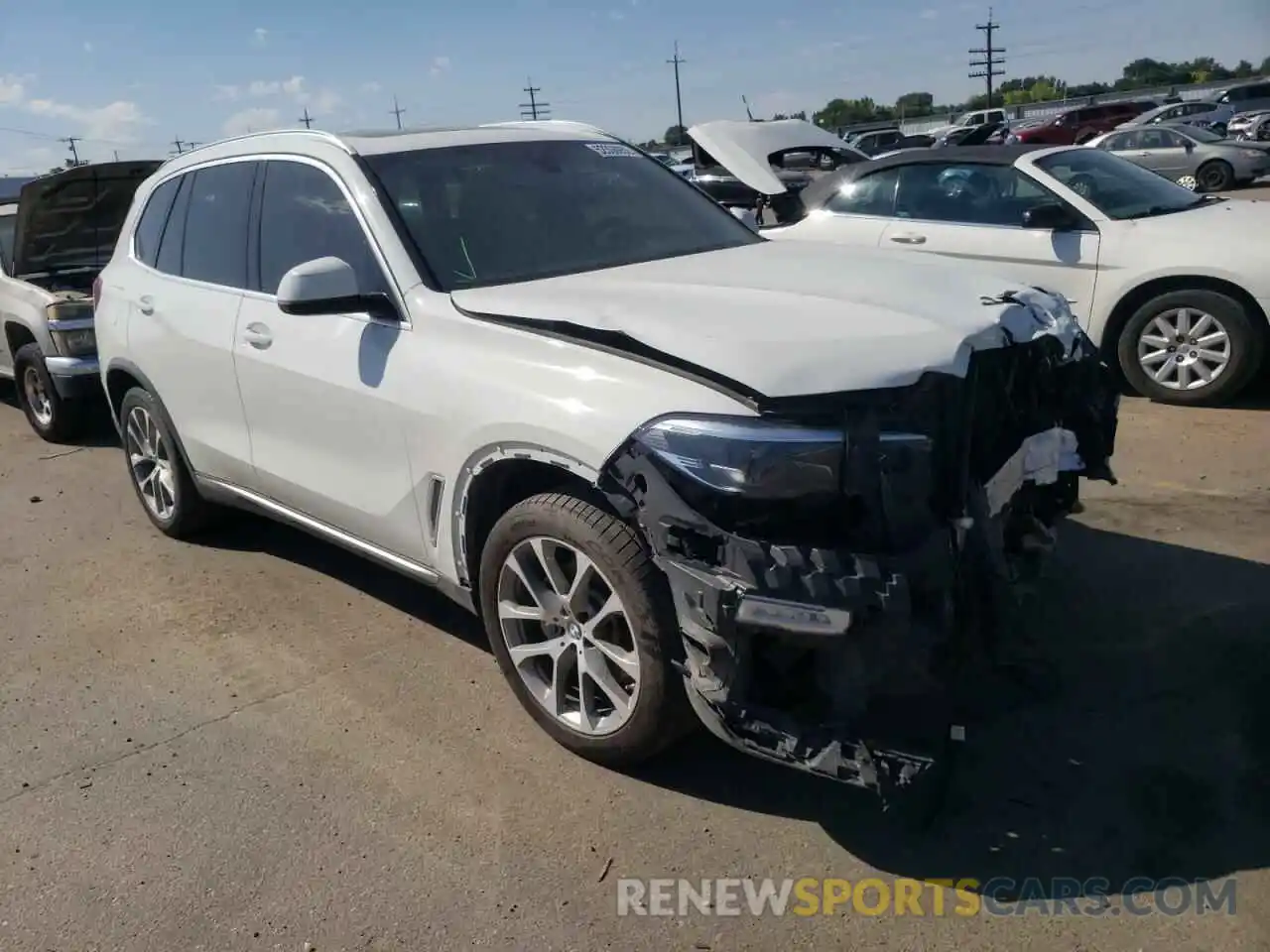 1 Photograph of a damaged car 5UXCR6C59KLL60414 BMW X5 2019