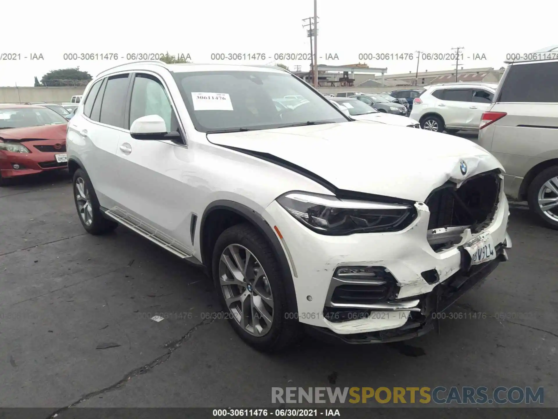 1 Photograph of a damaged car 5UXCR6C5XKLK88588 BMW X5 2019