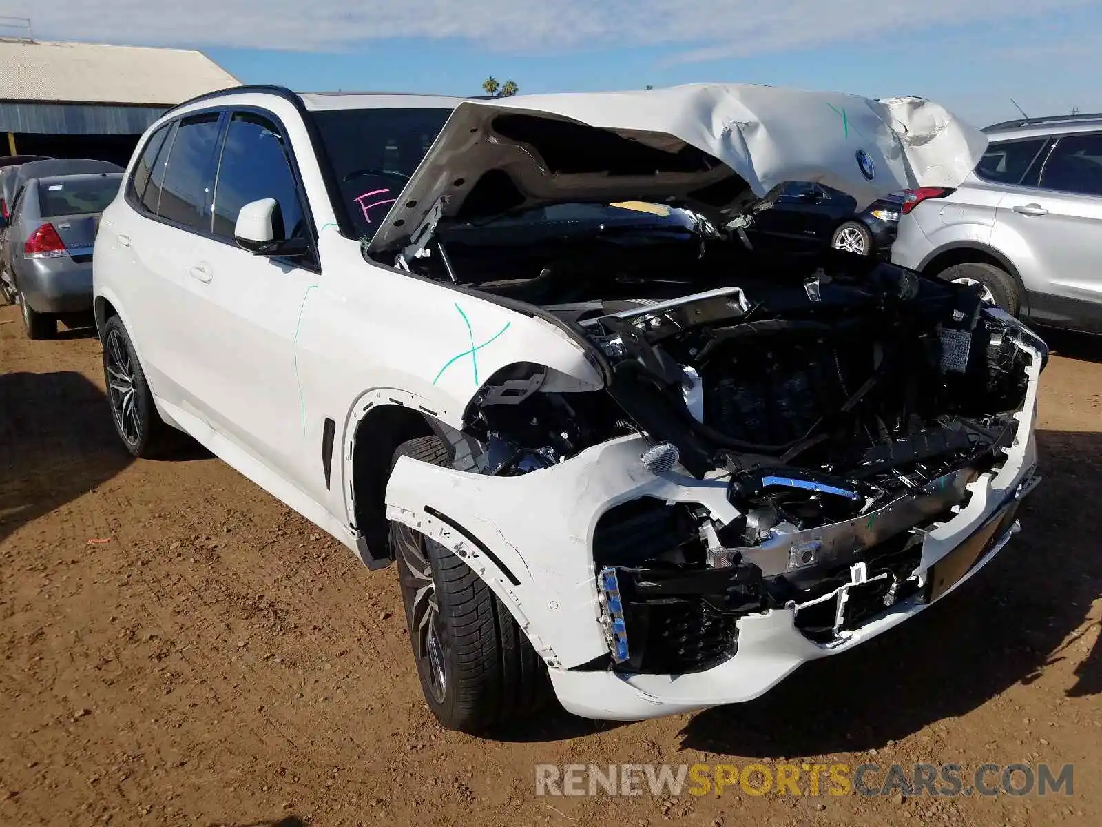 1 Photograph of a damaged car 5UXCR6C5XKLL24277 BMW X5 2019