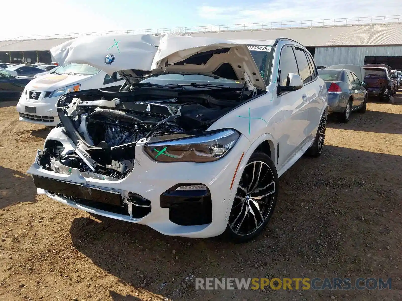 2 Фотография поврежденного автомобиля 5UXCR6C5XKLL24277 BMW X5 2019