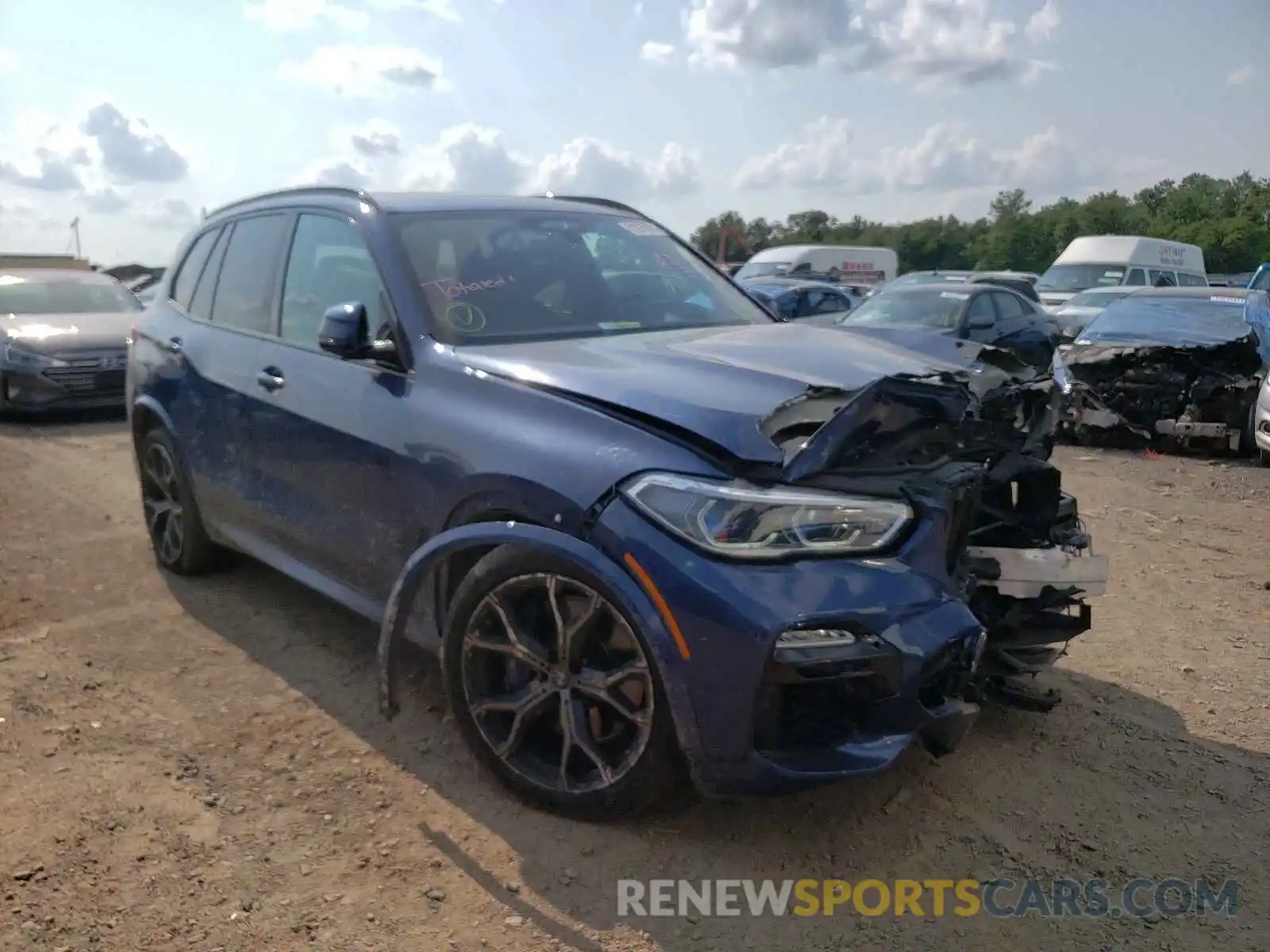 1 Photograph of a damaged car 5UXCR6C5XKLL34422 BMW X5 2019