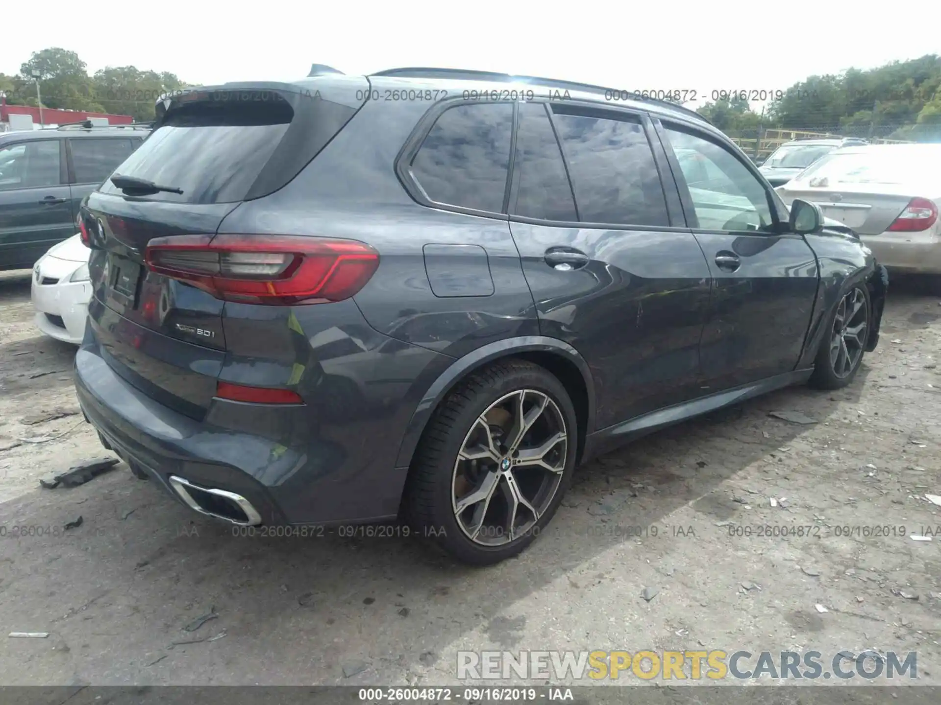 4 Фотография поврежденного автомобиля 5UXJU2C50KLN64422 BMW X5 2019