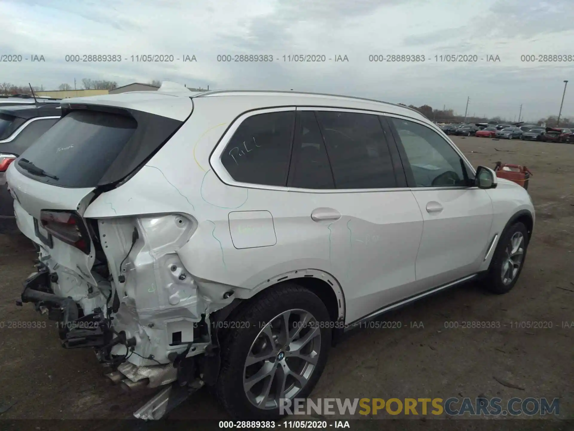 4 Фотография поврежденного автомобиля 5UXJU2C51KLN49864 BMW X5 2019