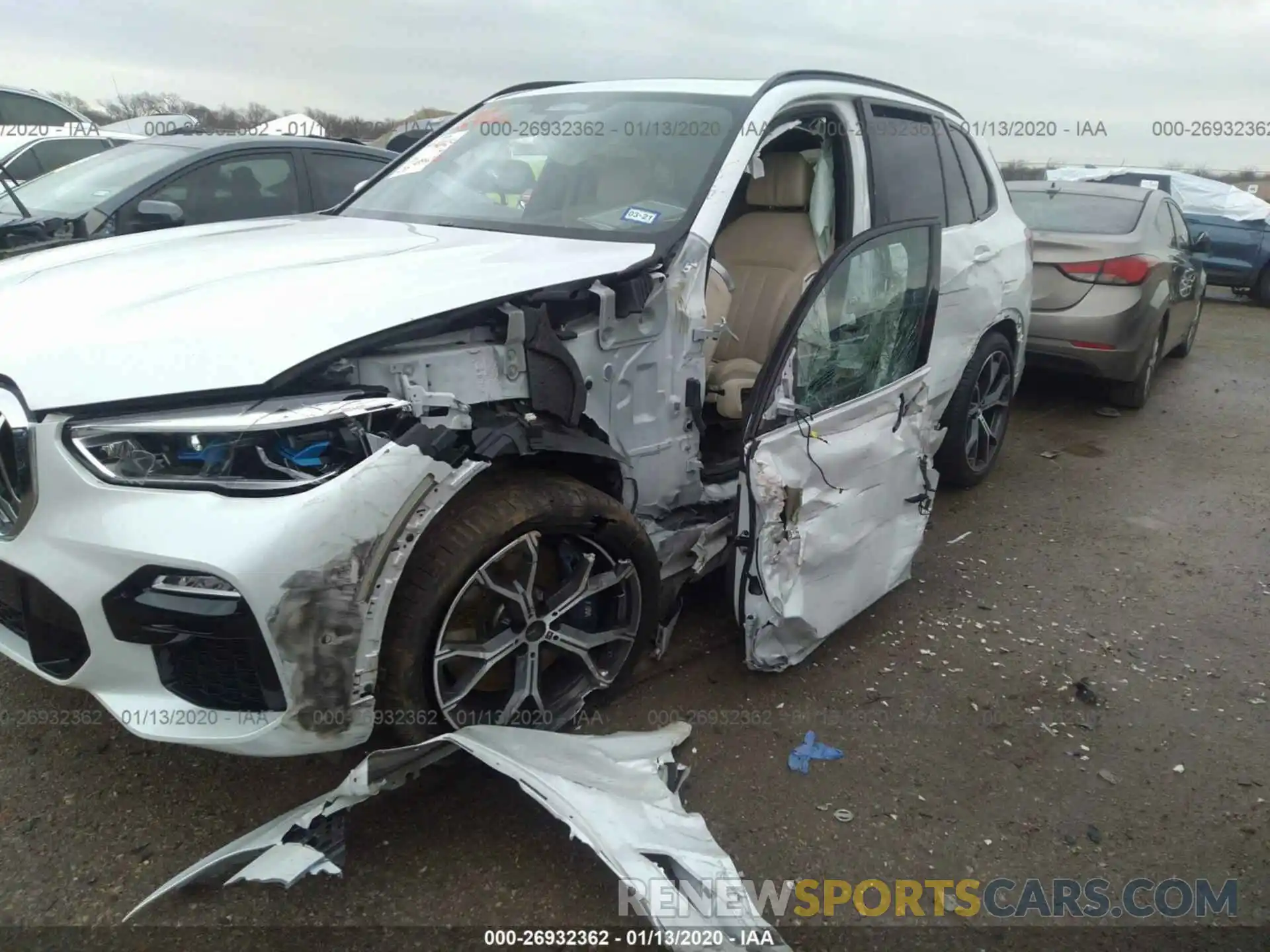 6 Фотография поврежденного автомобиля 5UXJU2C52KLN65006 BMW X5 2019