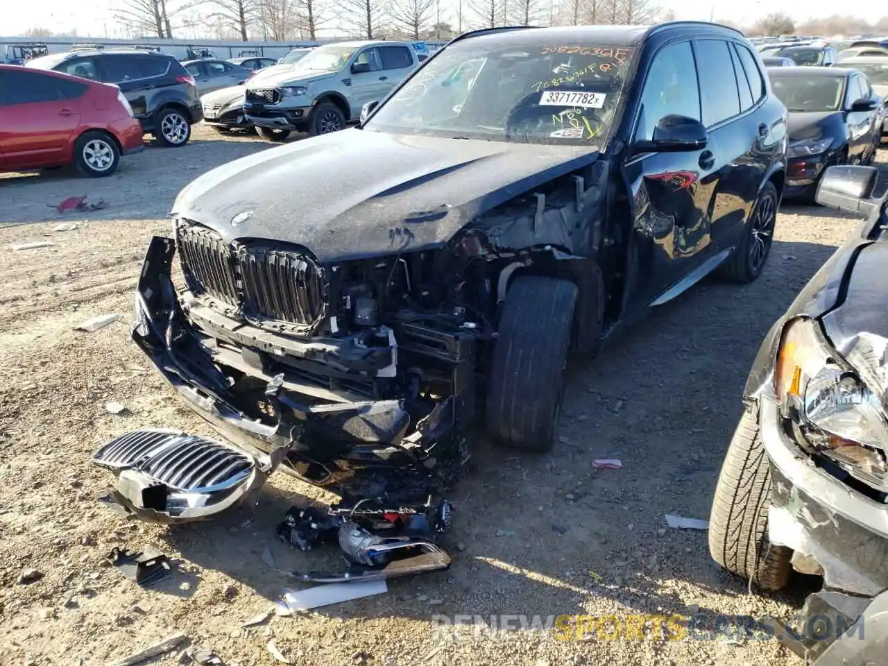 2 Photograph of a damaged car 5UXJU2C57KLN66829 BMW X5 2019