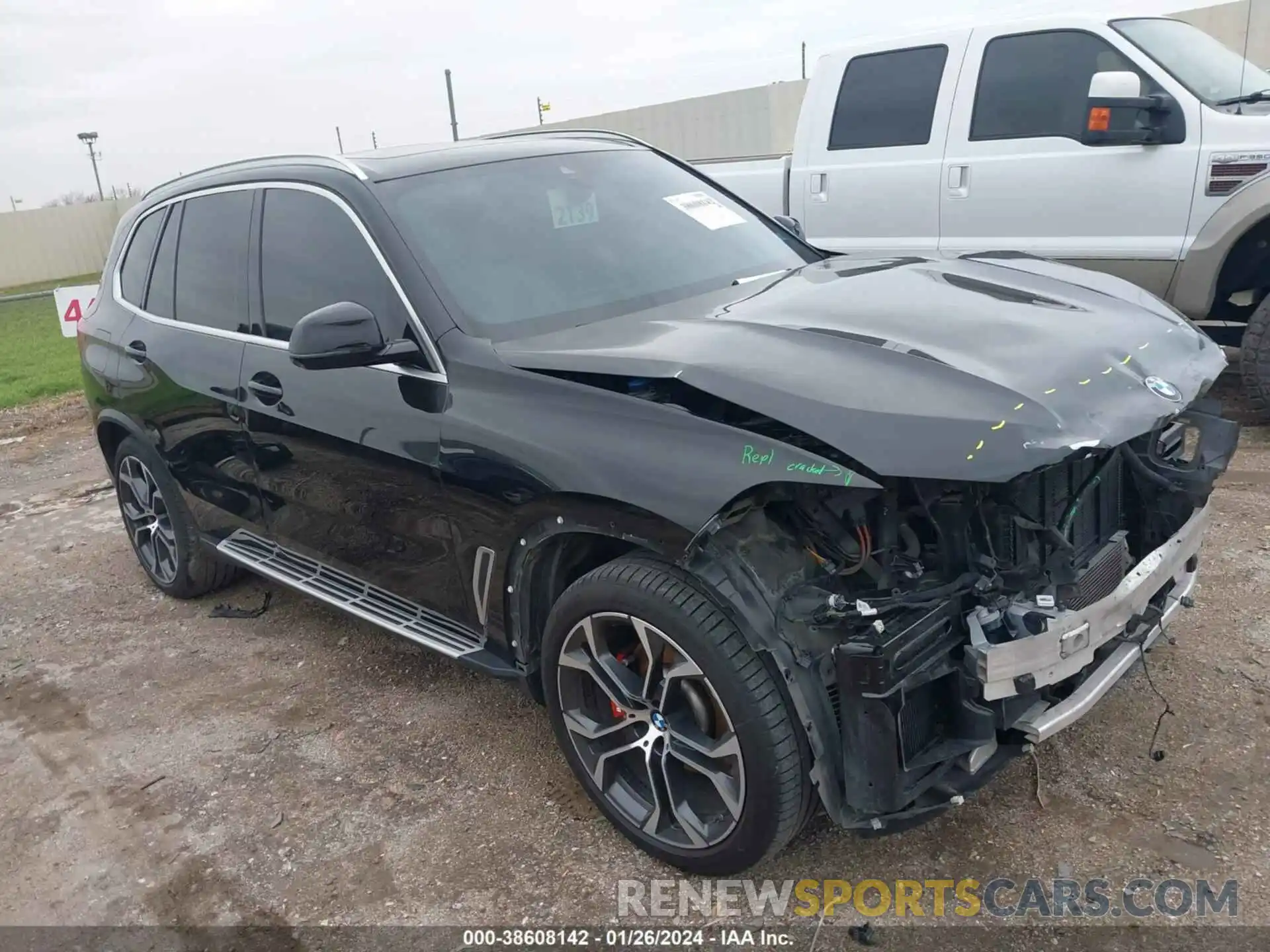 1 Photograph of a damaged car 5UXCR4C01L9B52408 BMW X5 2020