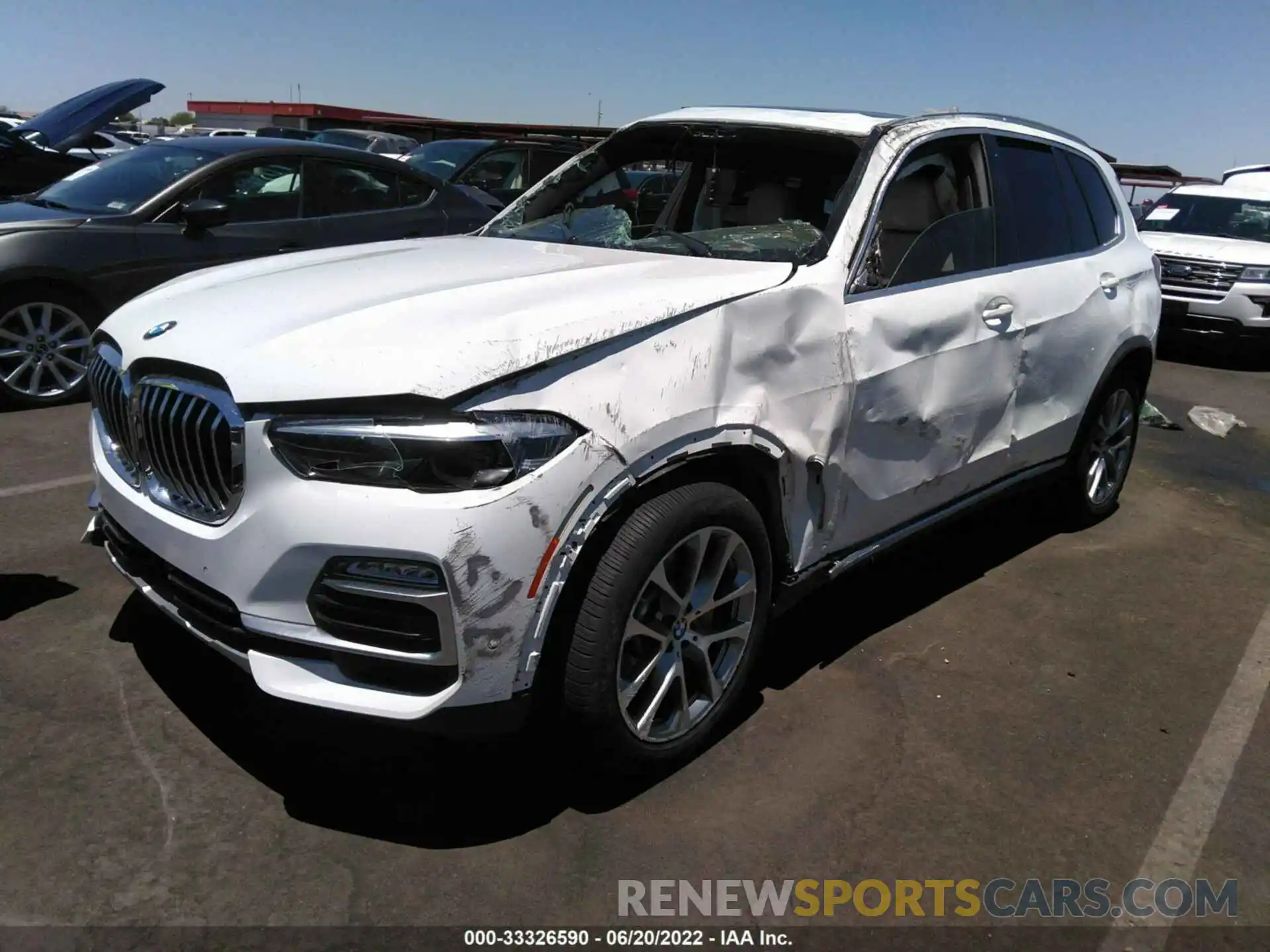 2 Фотография поврежденного автомобиля 5UXCR4C01L9B55826 BMW X5 2020