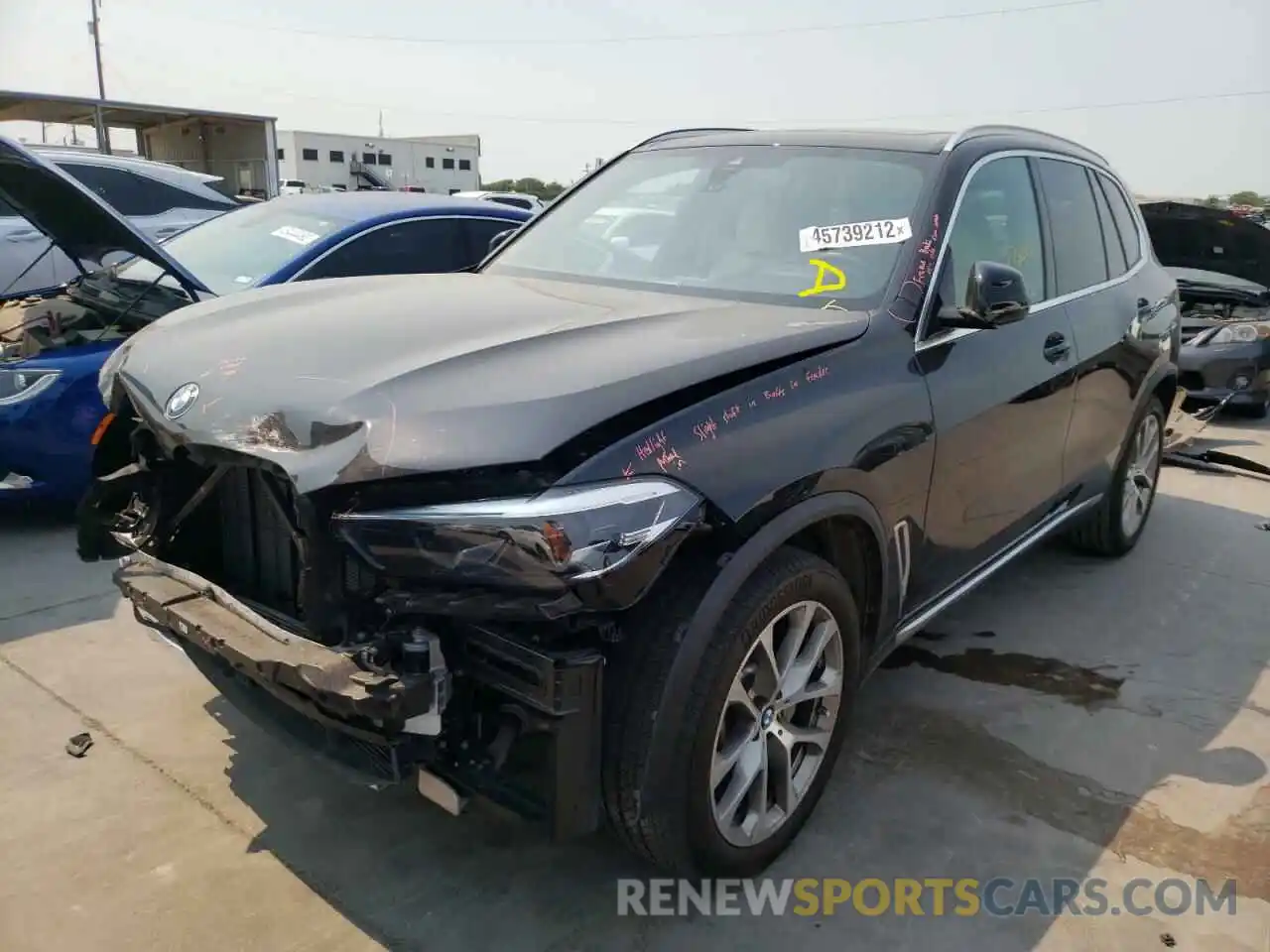 2 Фотография поврежденного автомобиля 5UXCR4C02L9B10457 BMW X5 2020