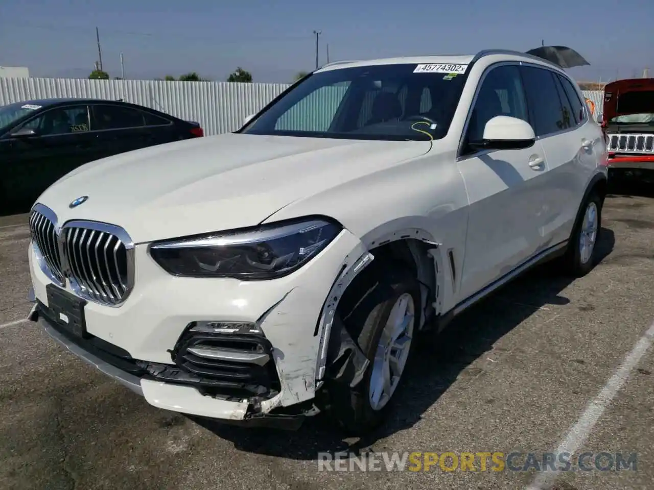 2 Фотография поврежденного автомобиля 5UXCR4C02L9B68746 BMW X5 2020